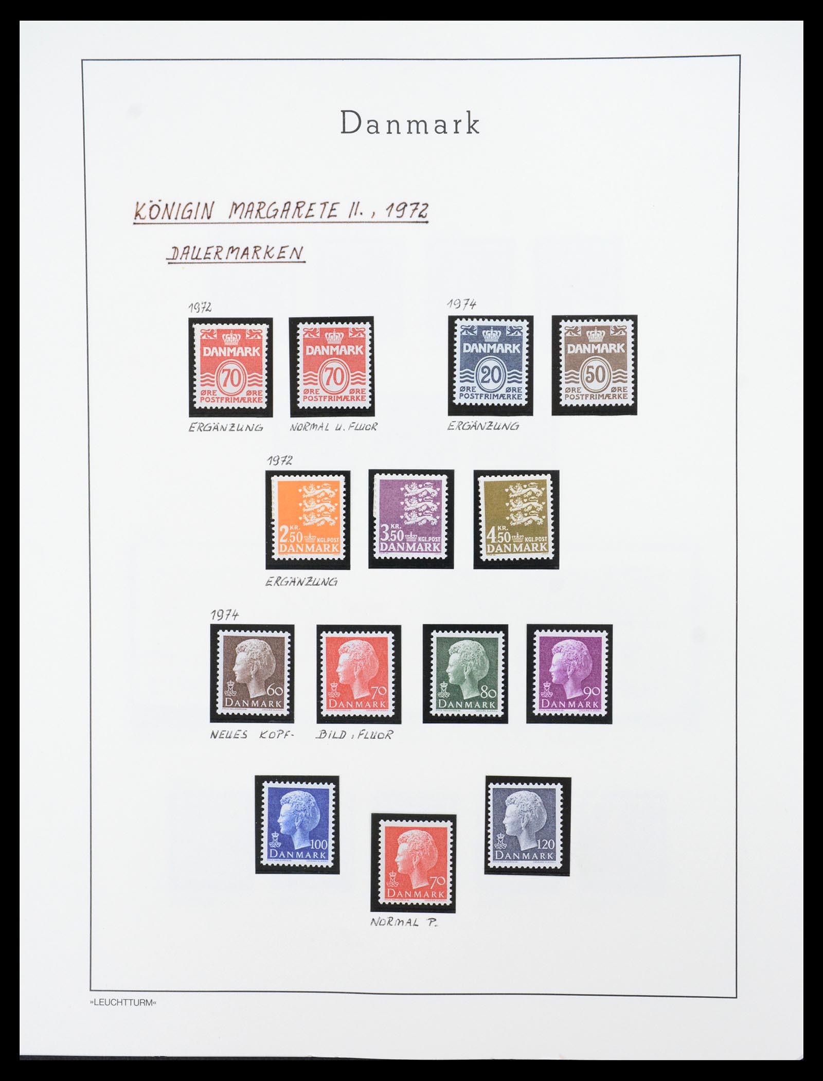 36612 107 - Stamp collection 36612 Denemarken 1851-1990.