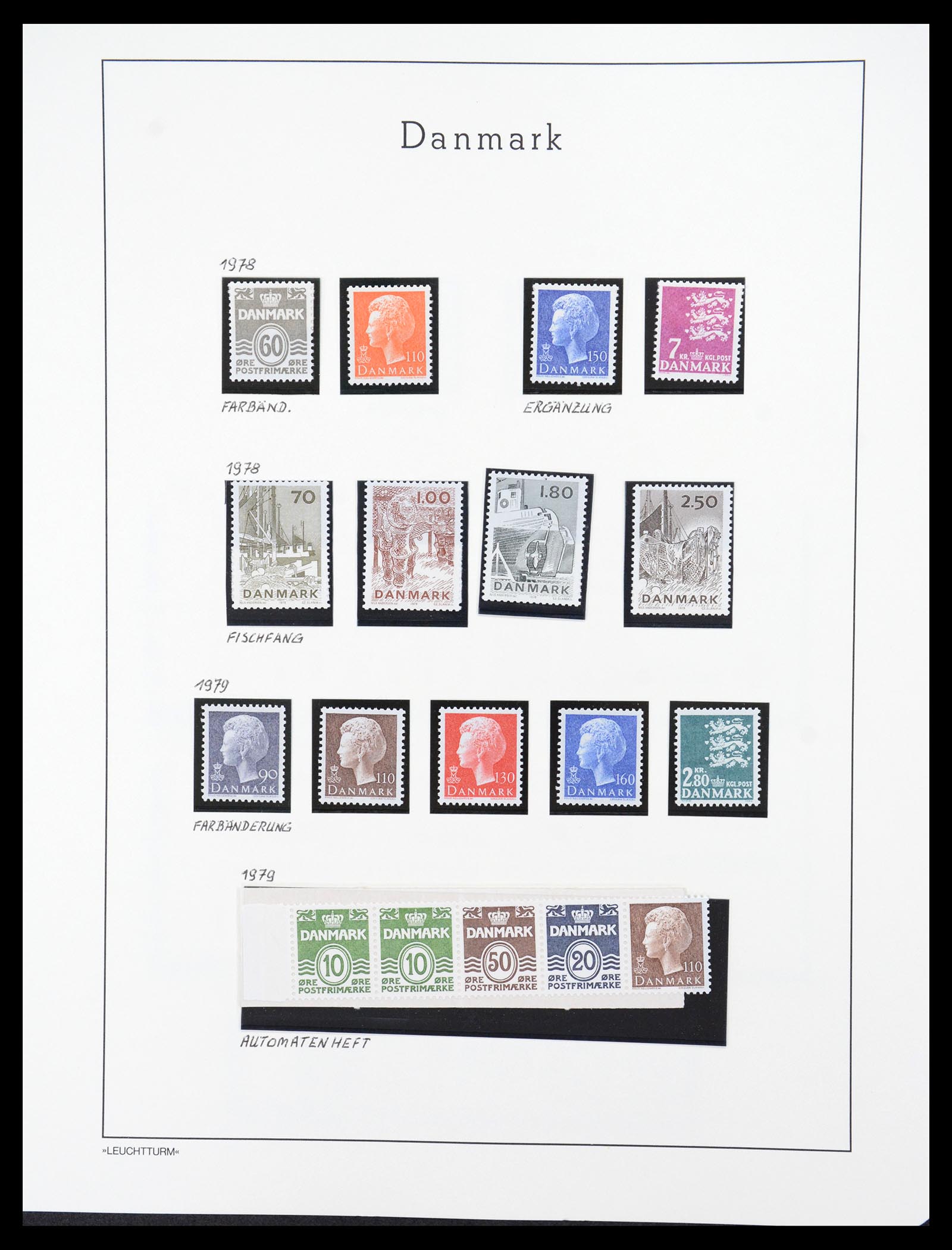 36612 111 - Stamp collection 36612 Denemarken 1851-1990.