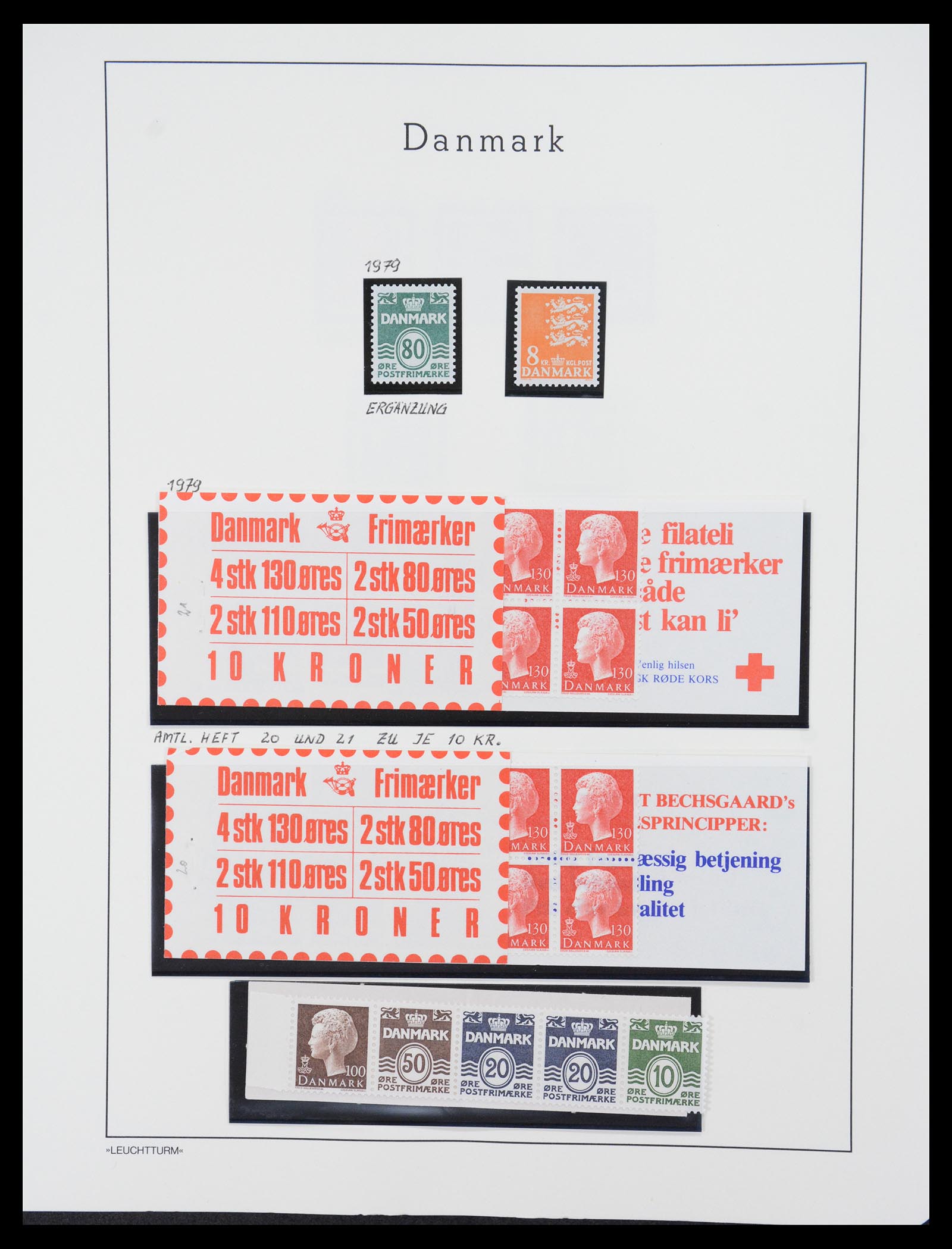 36612 112 - Stamp collection 36612 Denemarken 1851-1990.