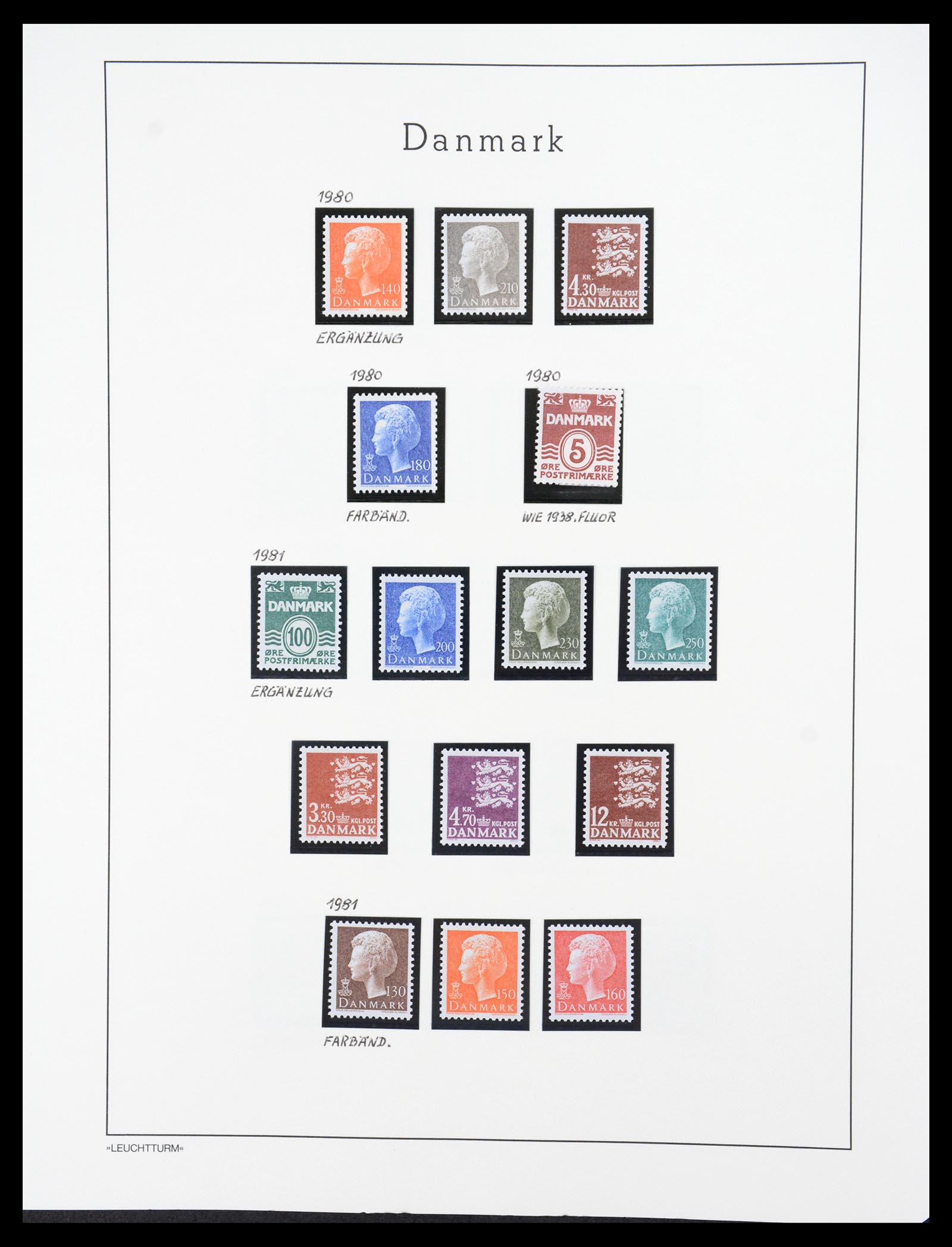 36612 113 - Stamp collection 36612 Denemarken 1851-1990.