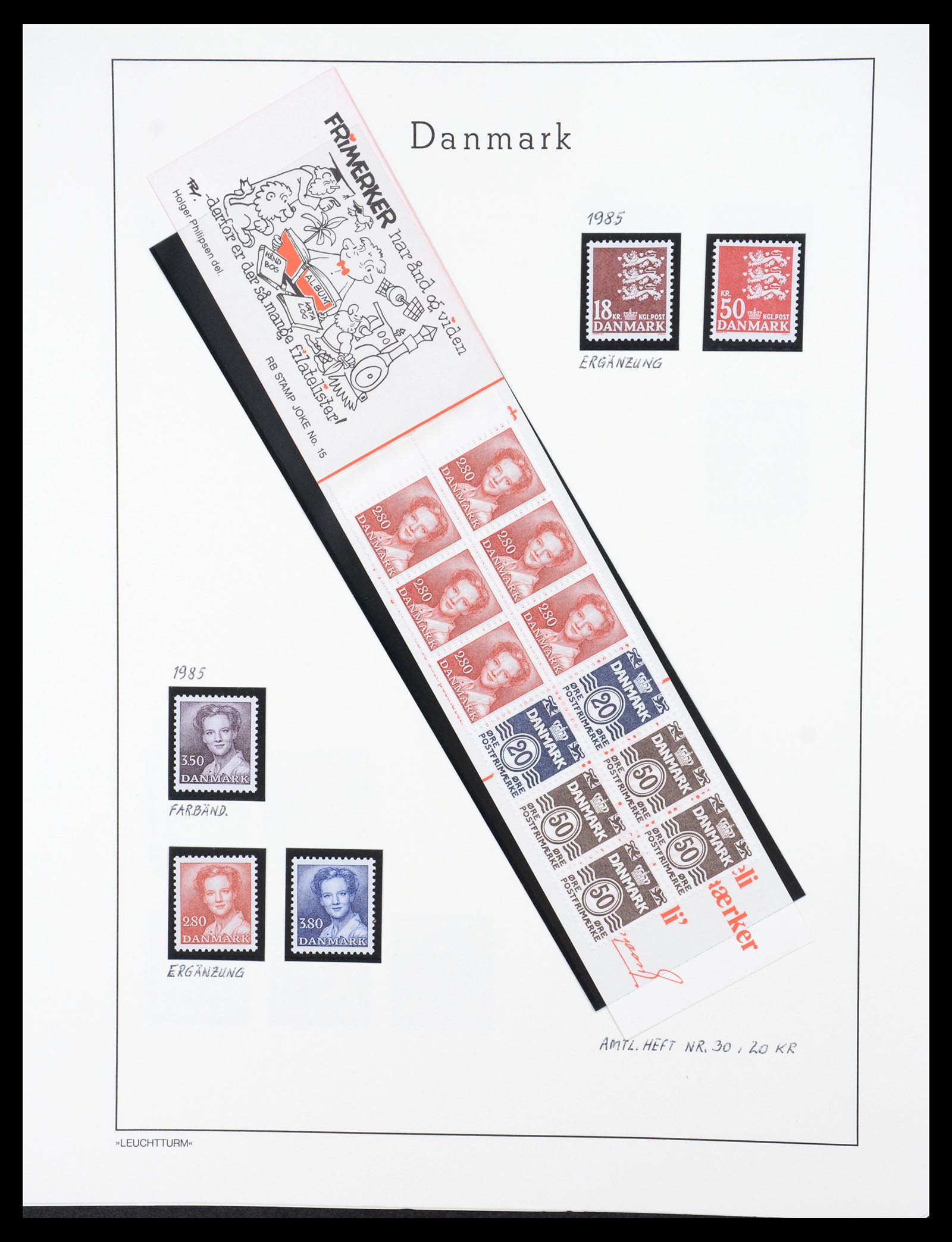 36612 116 - Stamp collection 36612 Denemarken 1851-1990.