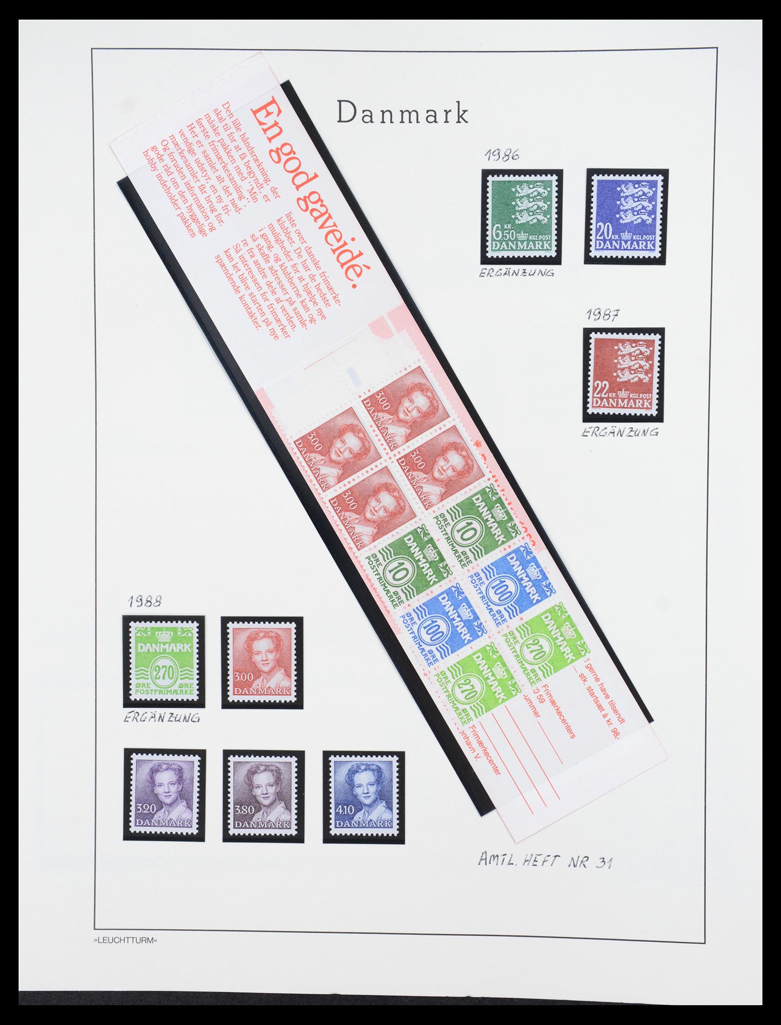 36612 117 - Stamp collection 36612 Denemarken 1851-1990.
