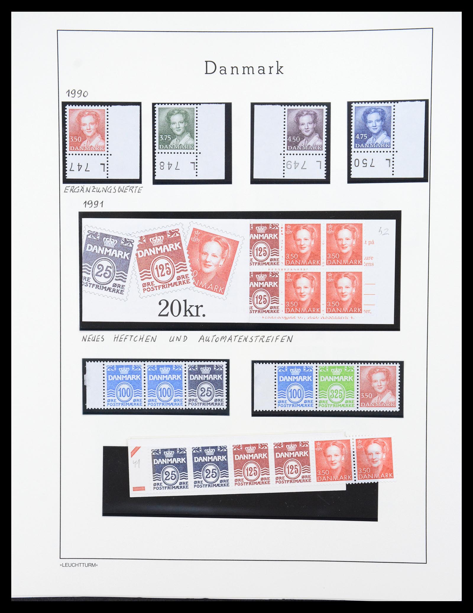 36612 120 - Stamp collection 36612 Denemarken 1851-1990.