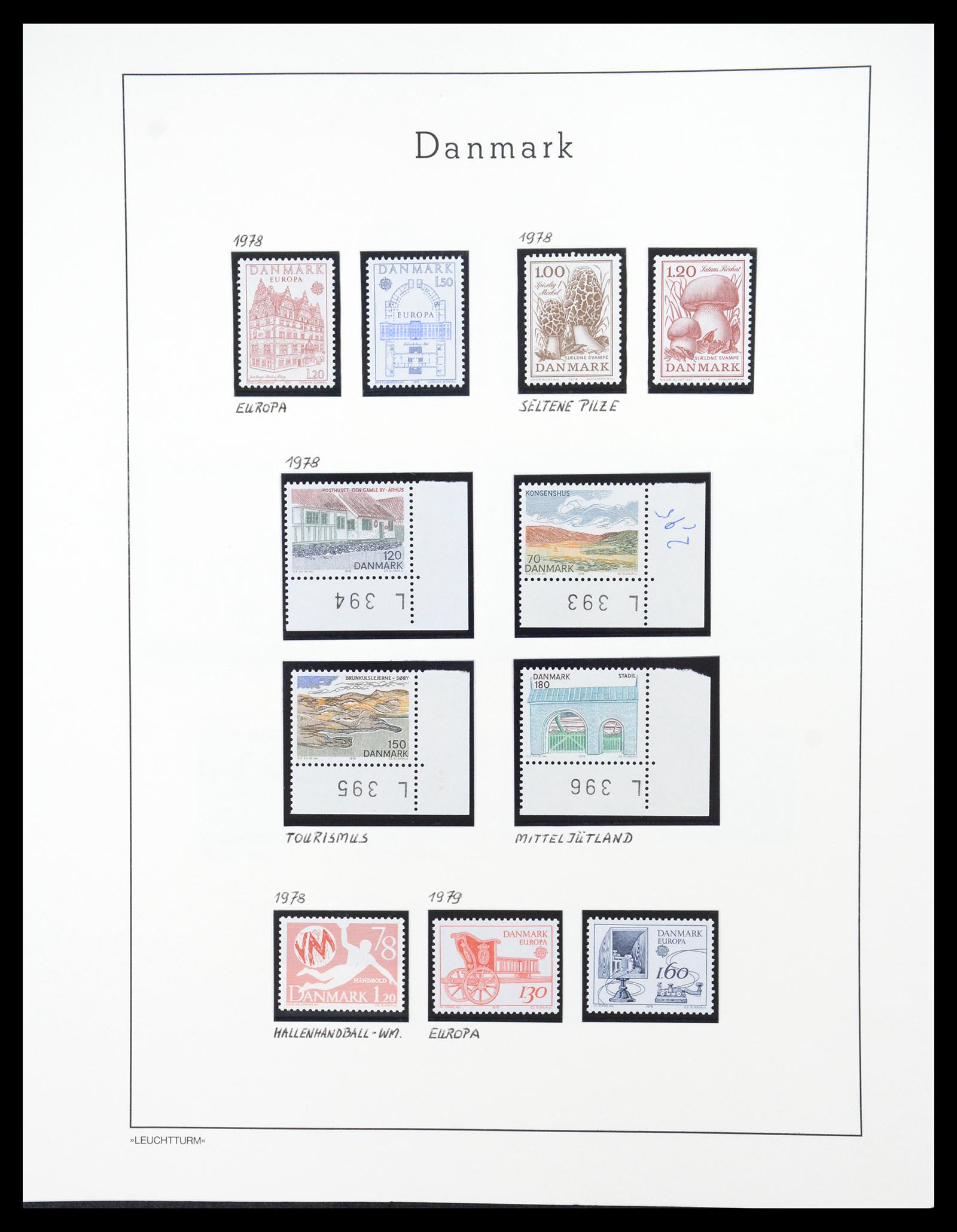 36612 141 - Postzegelverzameling 36612 Denmark 1851-1990.