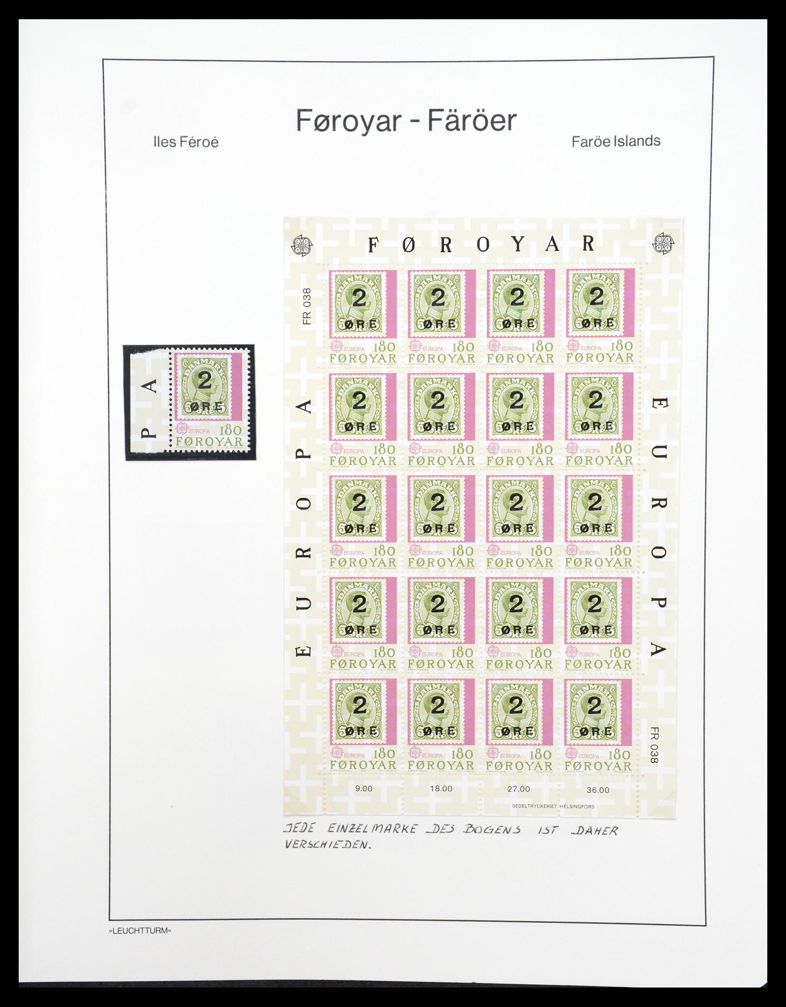 36612 156 - Stamp collection 36612 Denemarken 1851-1990.
