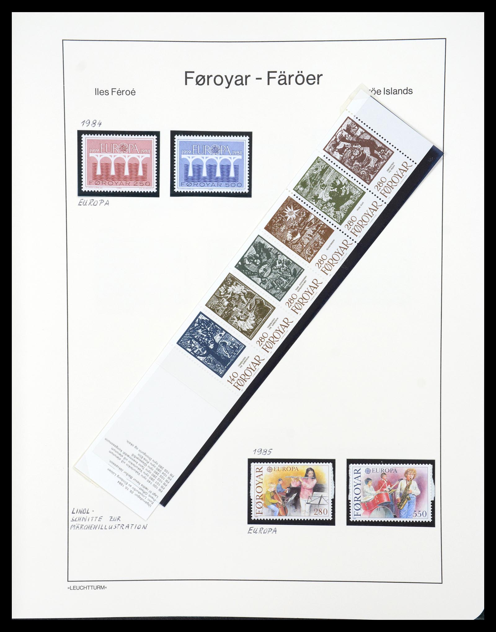 36612 163 - Stamp collection 36612 Denemarken 1851-1990.
