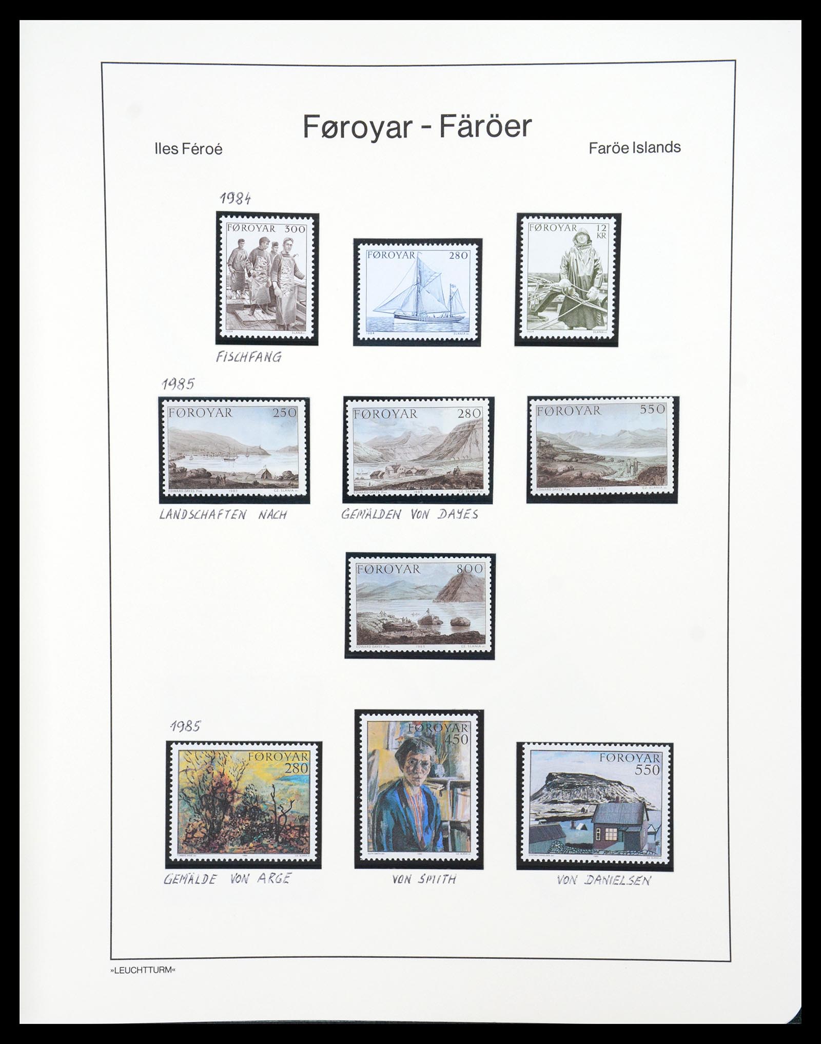 36612 164 - Postzegelverzameling 36612 Denmark 1851-1990.