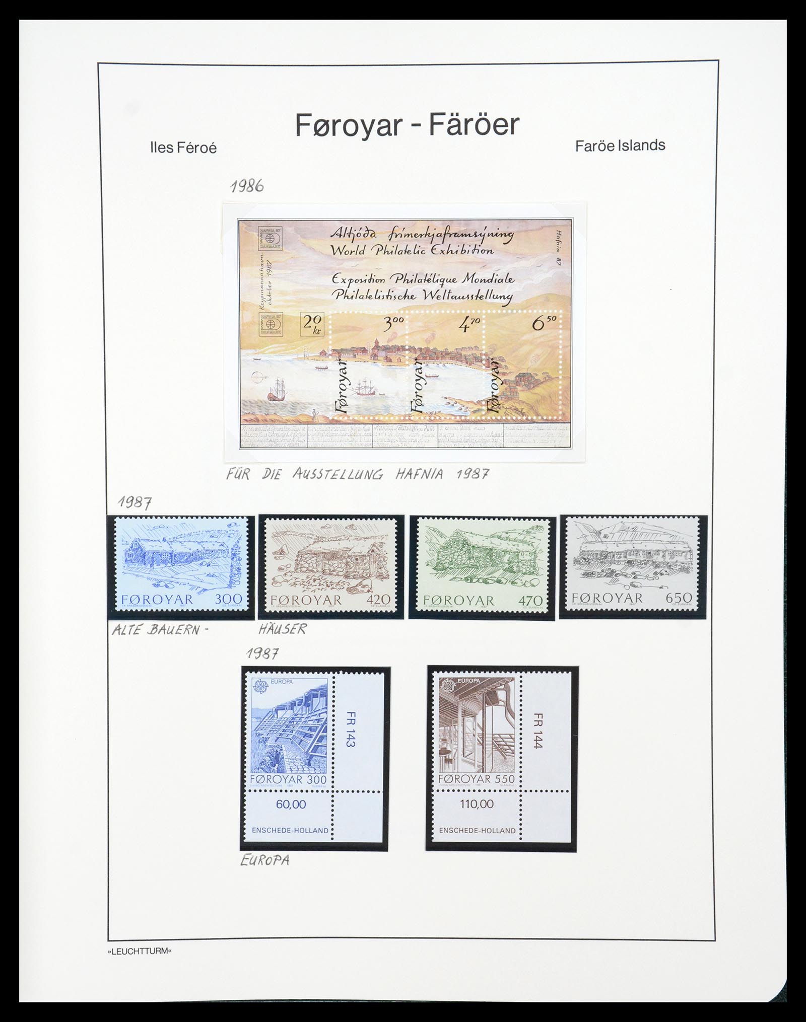 36612 167 - Postzegelverzameling 36612 Denmark 1851-1990.