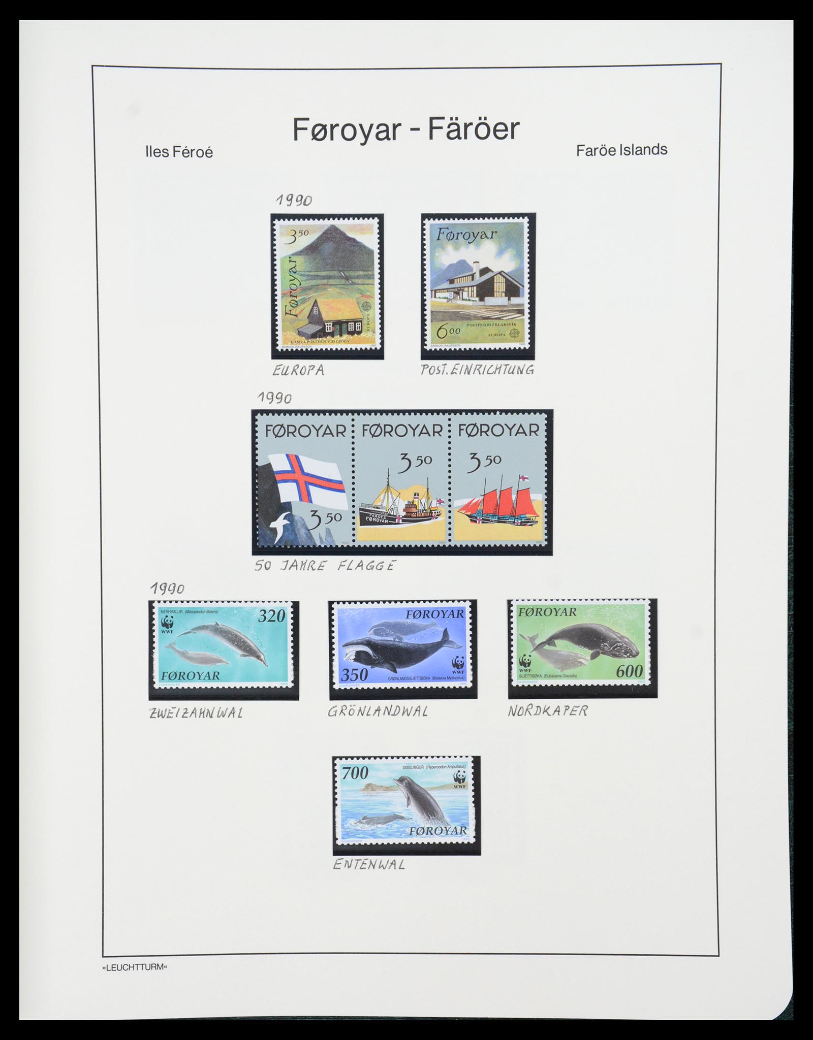 36612 173 - Postzegelverzameling 36612 Denmark 1851-1990.