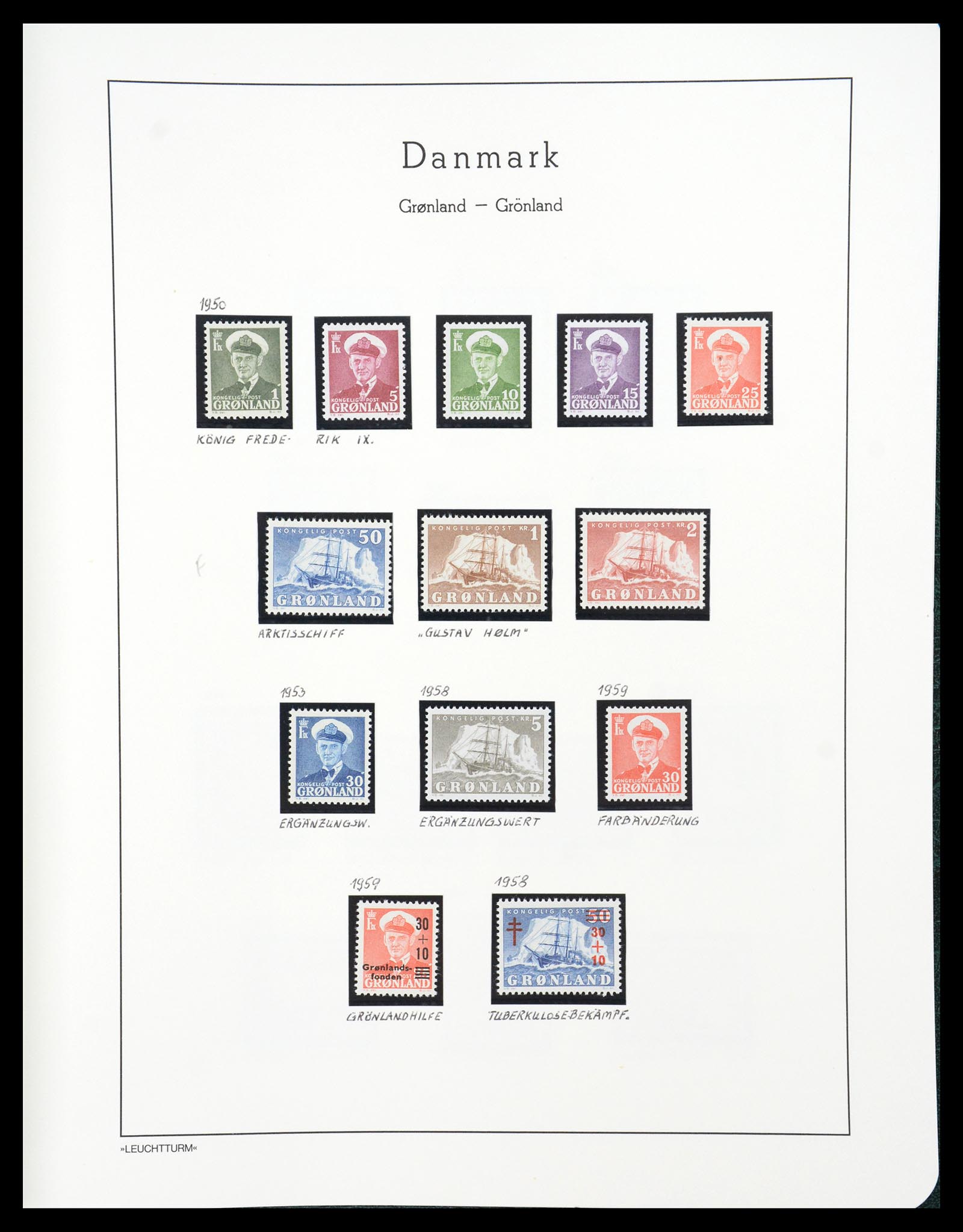 36612 175 - Postzegelverzameling 36612 Denmark 1851-1990.