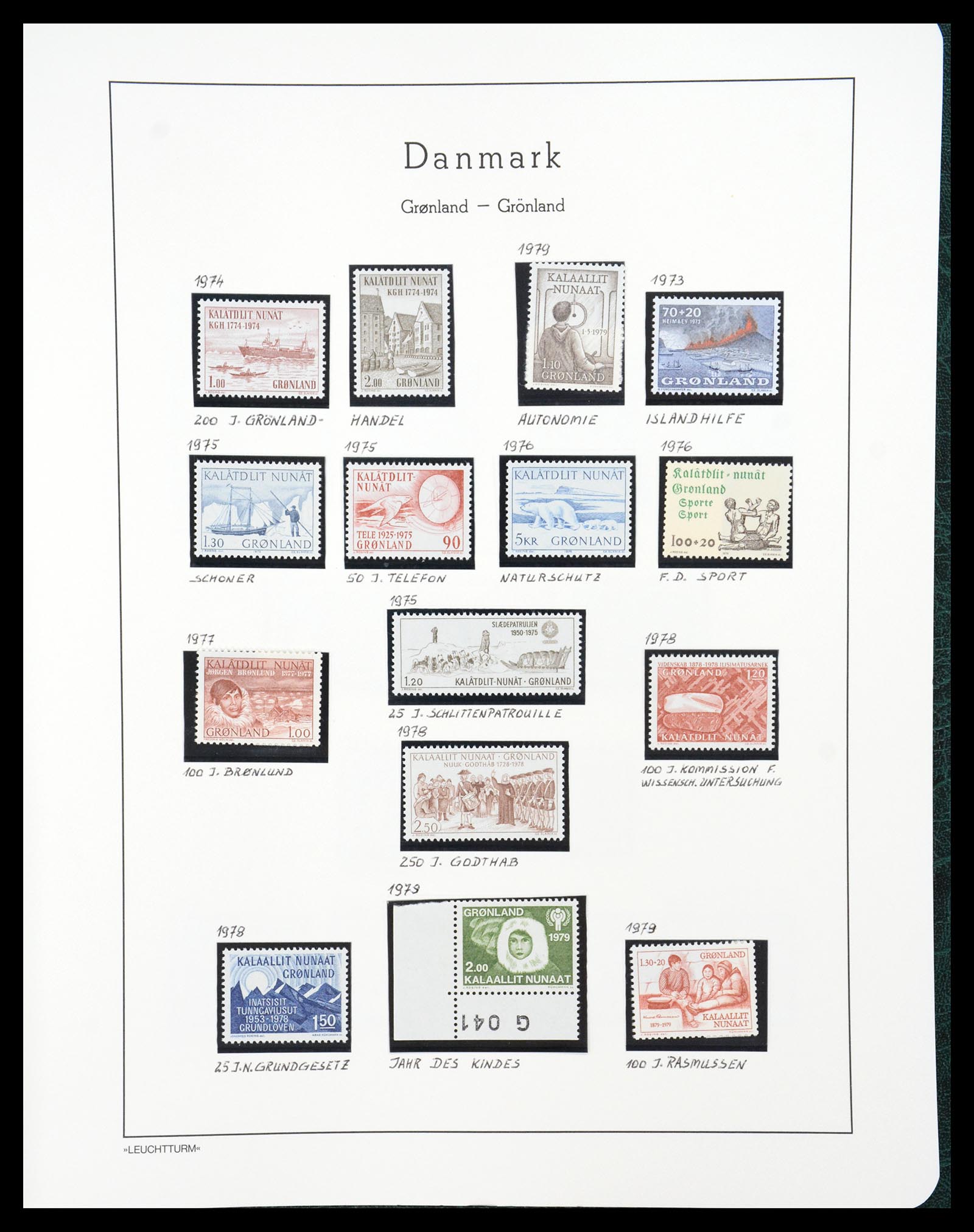 36612 180 - Postzegelverzameling 36612 Denmark 1851-1990.