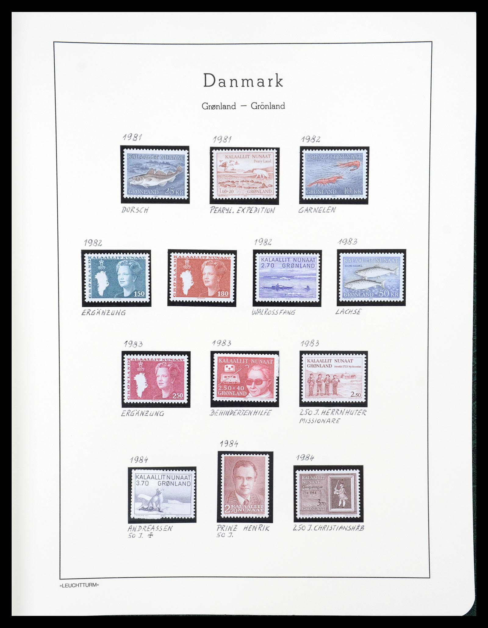 36612 183 - Postzegelverzameling 36612 Denmark 1851-1990.