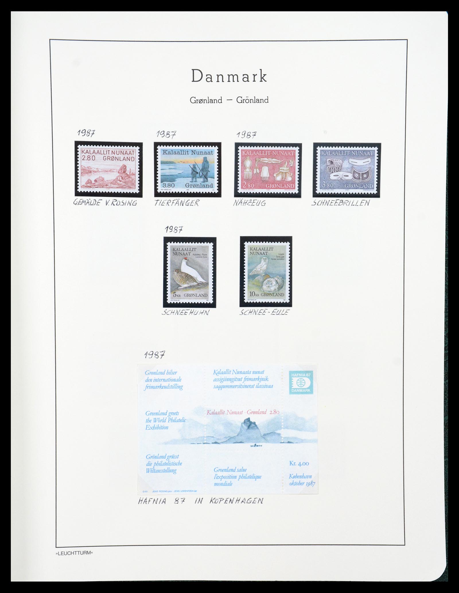 36612 186 - Postzegelverzameling 36612 Denmark 1851-1990.