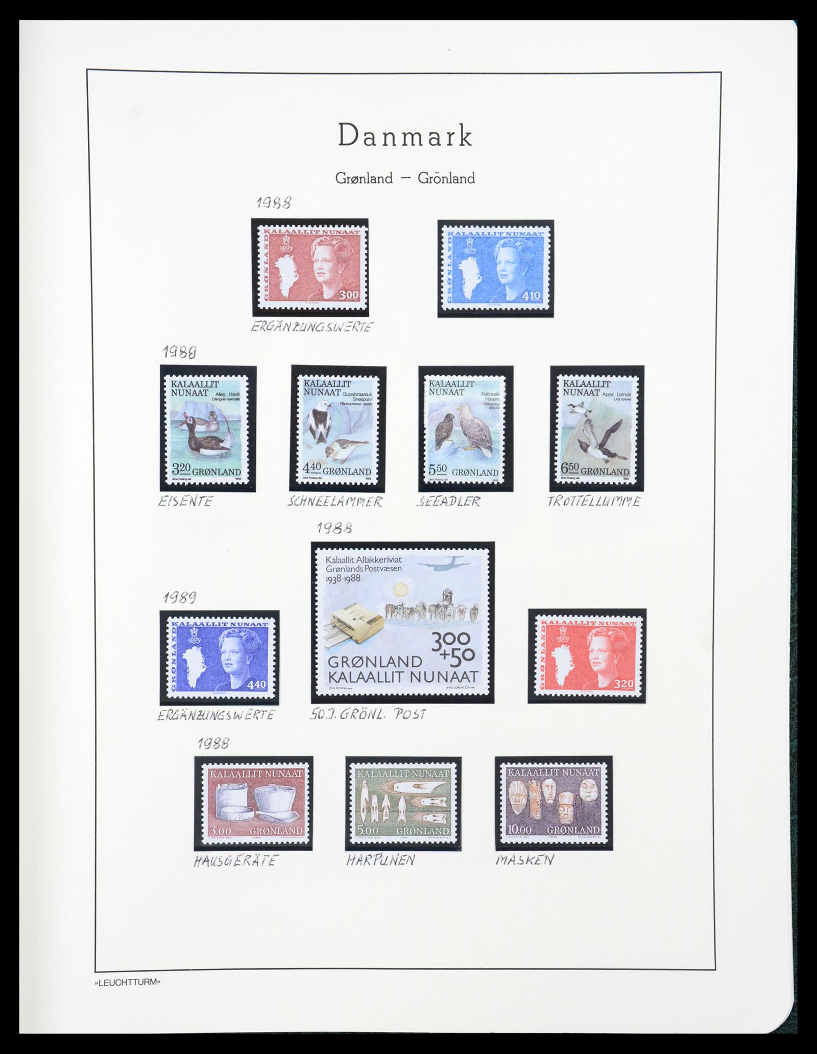 36612 187 - Postzegelverzameling 36612 Denmark 1851-1990.