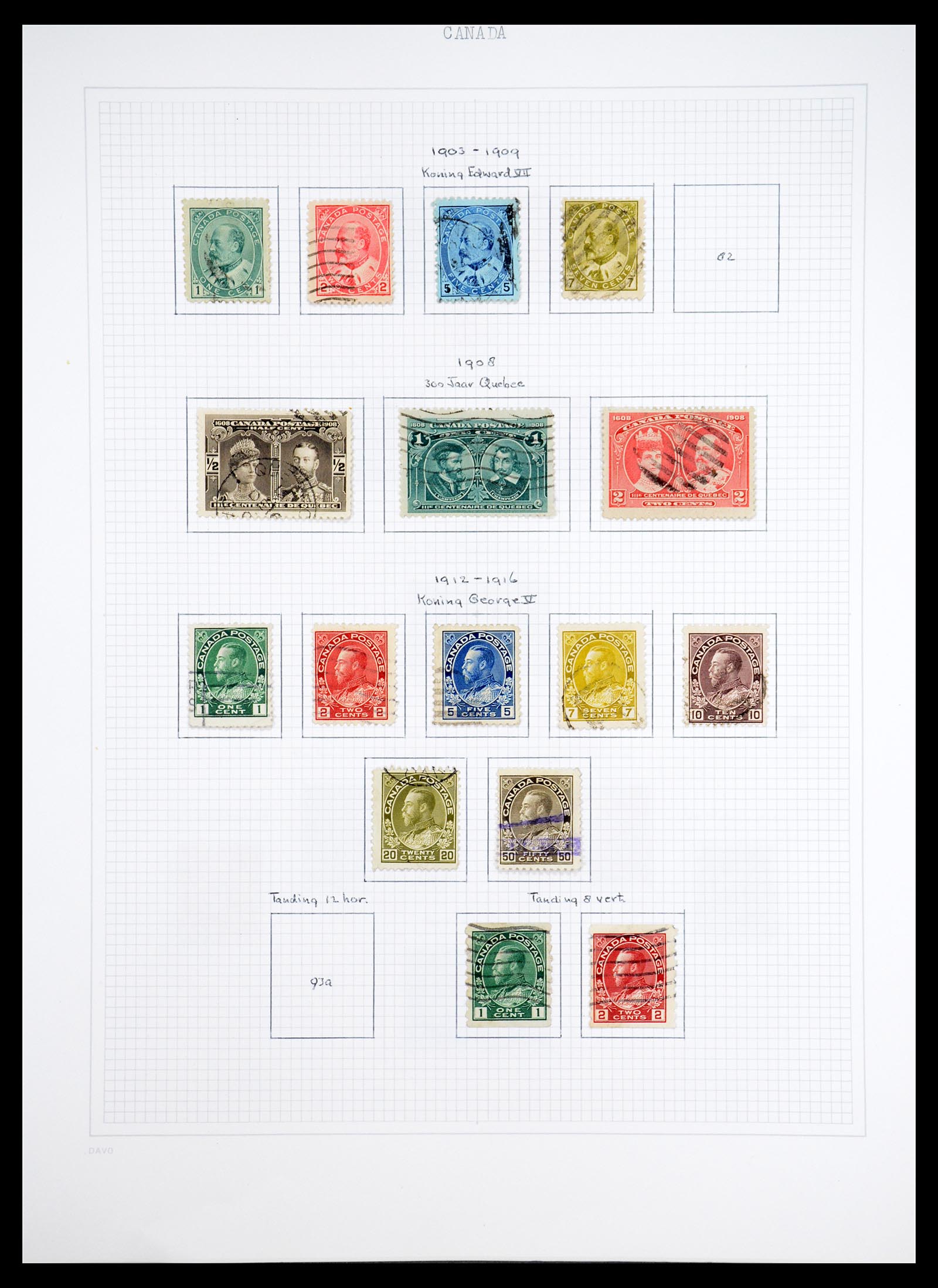 36614 003 - Postzegelverzameling 36614 Canada 1870-1984.
