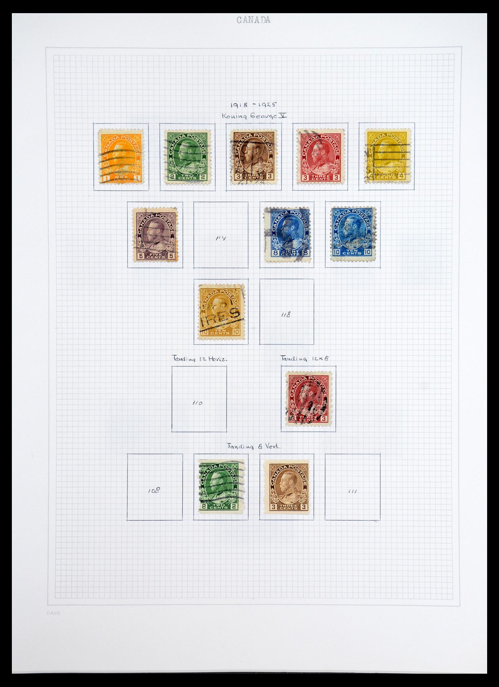 36614 005 - Postzegelverzameling 36614 Canada 1870-1984.