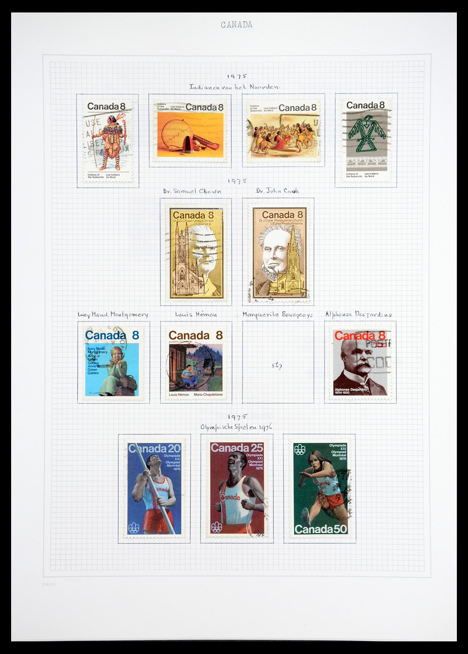 36614 042 - Postzegelverzameling 36614 Canada 1870-1984.