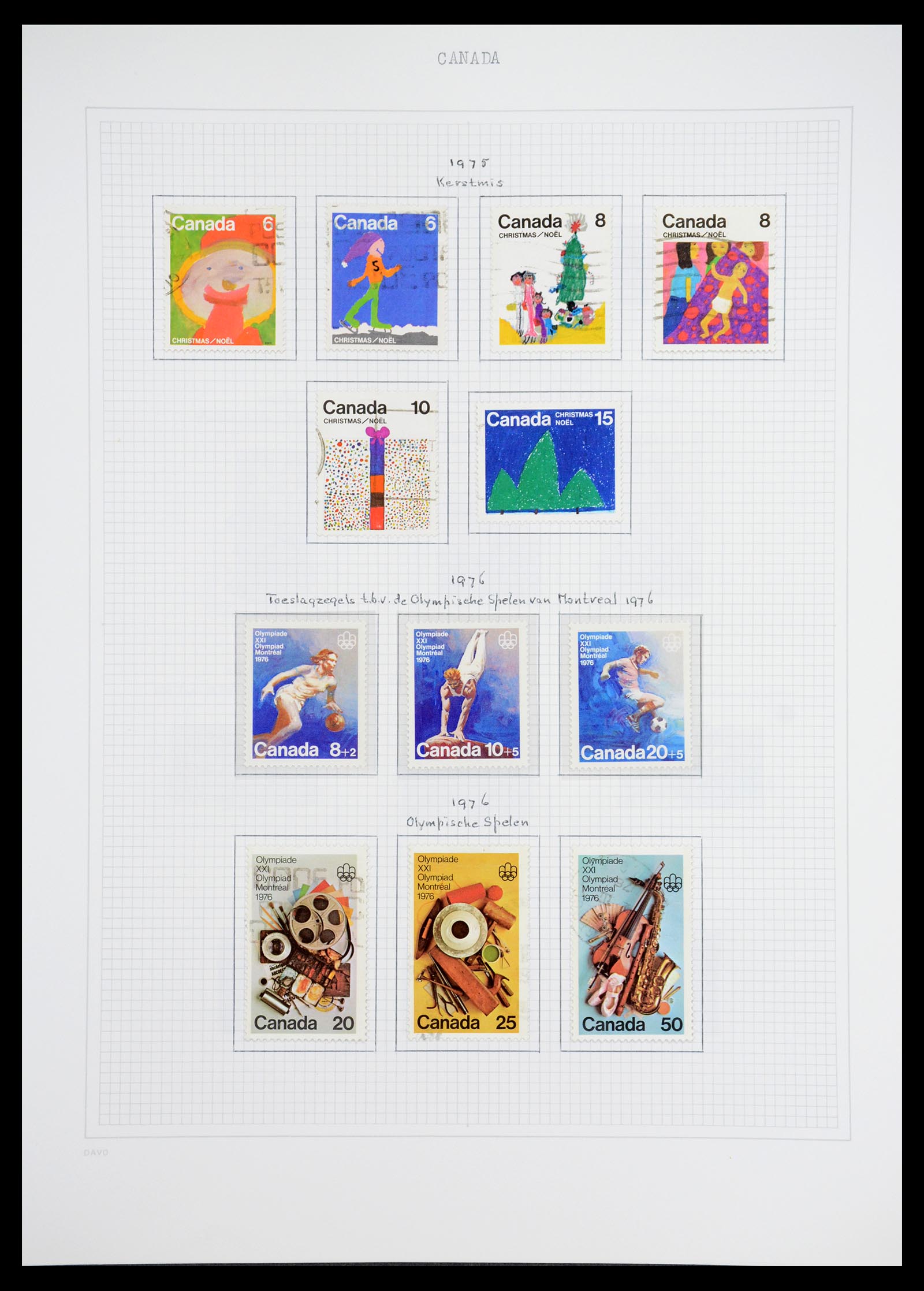 36614 044 - Postzegelverzameling 36614 Canada 1870-1984.