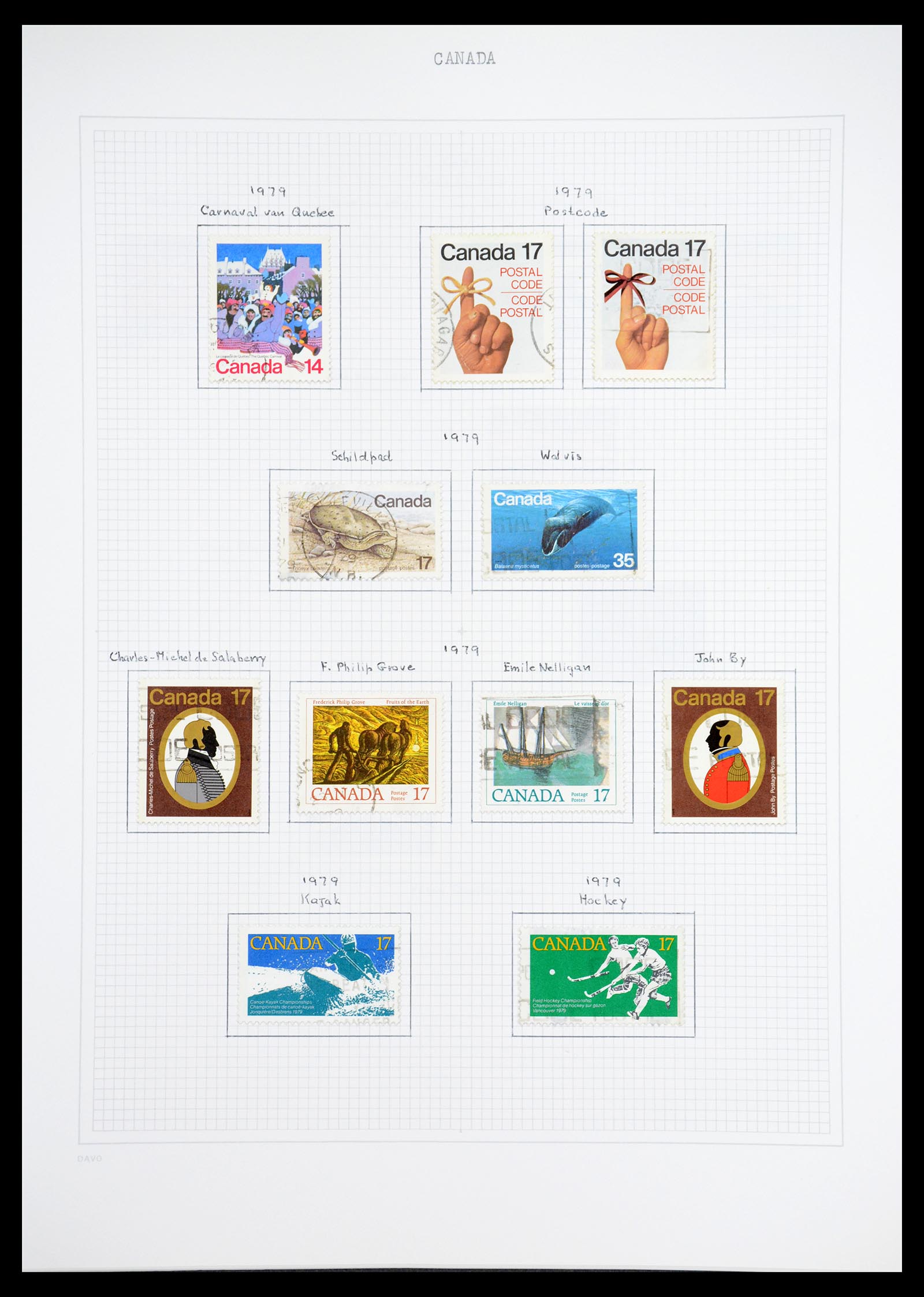 36614 054 - Postzegelverzameling 36614 Canada 1870-1984.