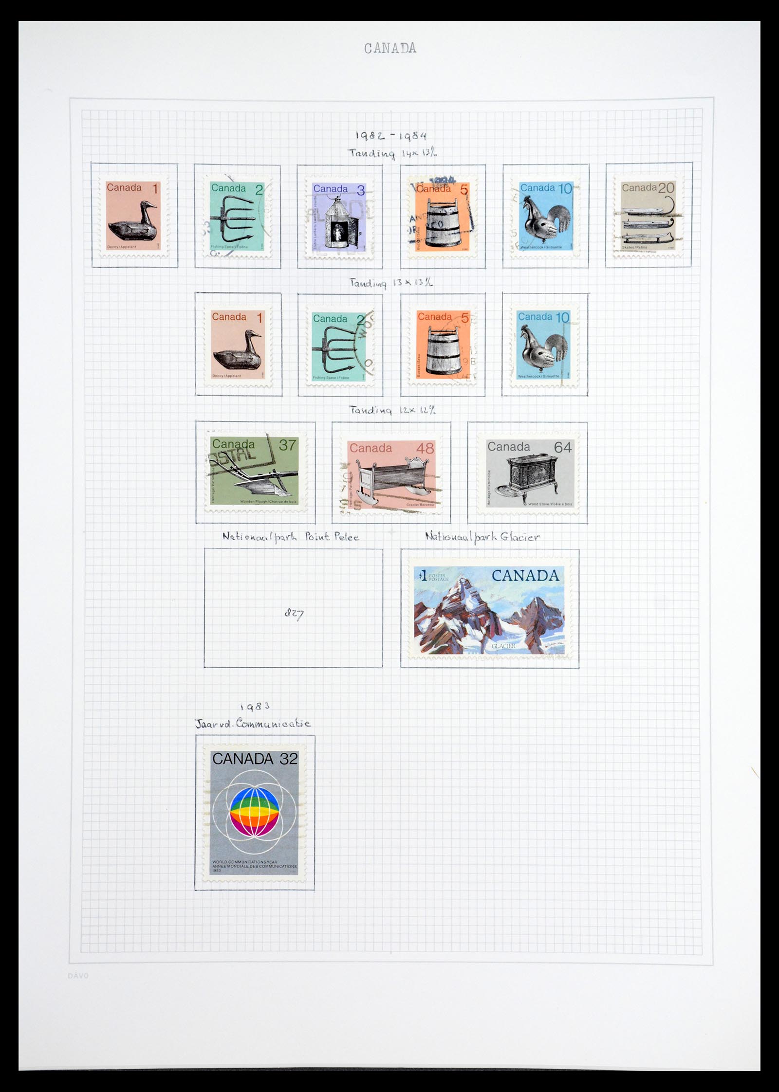 36614 066 - Postzegelverzameling 36614 Canada 1870-1984.