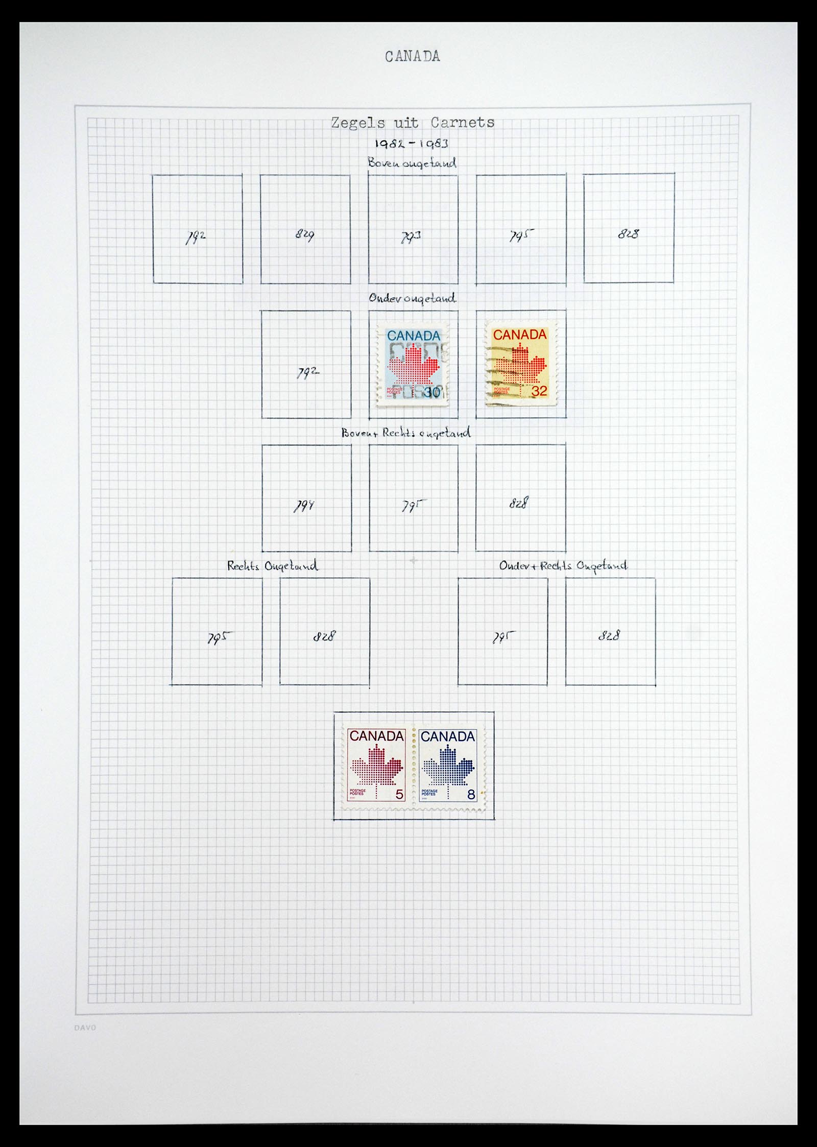 36614 088 - Postzegelverzameling 36614 Canada 1870-1984.
