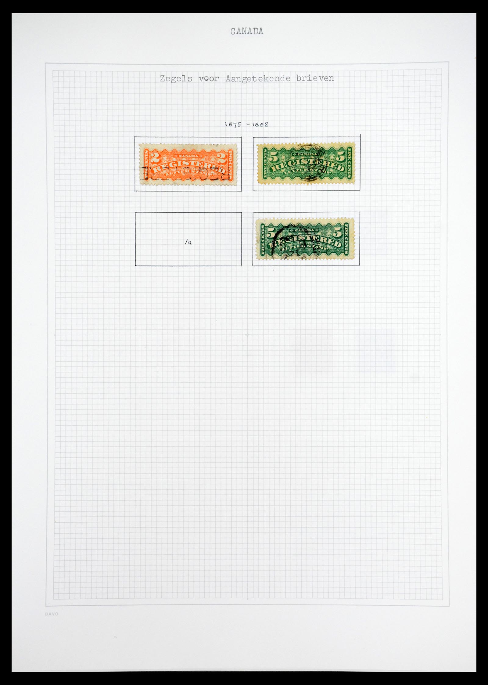 36614 089 - Postzegelverzameling 36614 Canada 1870-1984.