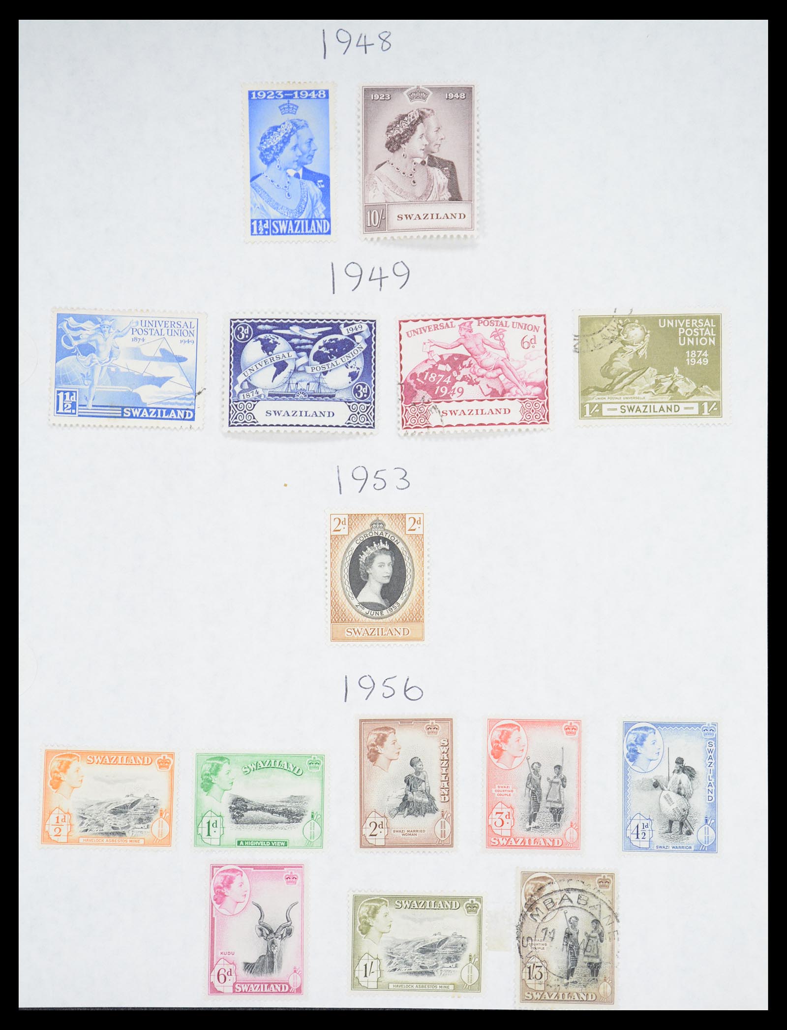 36615 040 - Stamp collection 36615 Engelse koloniën 1902-2001.