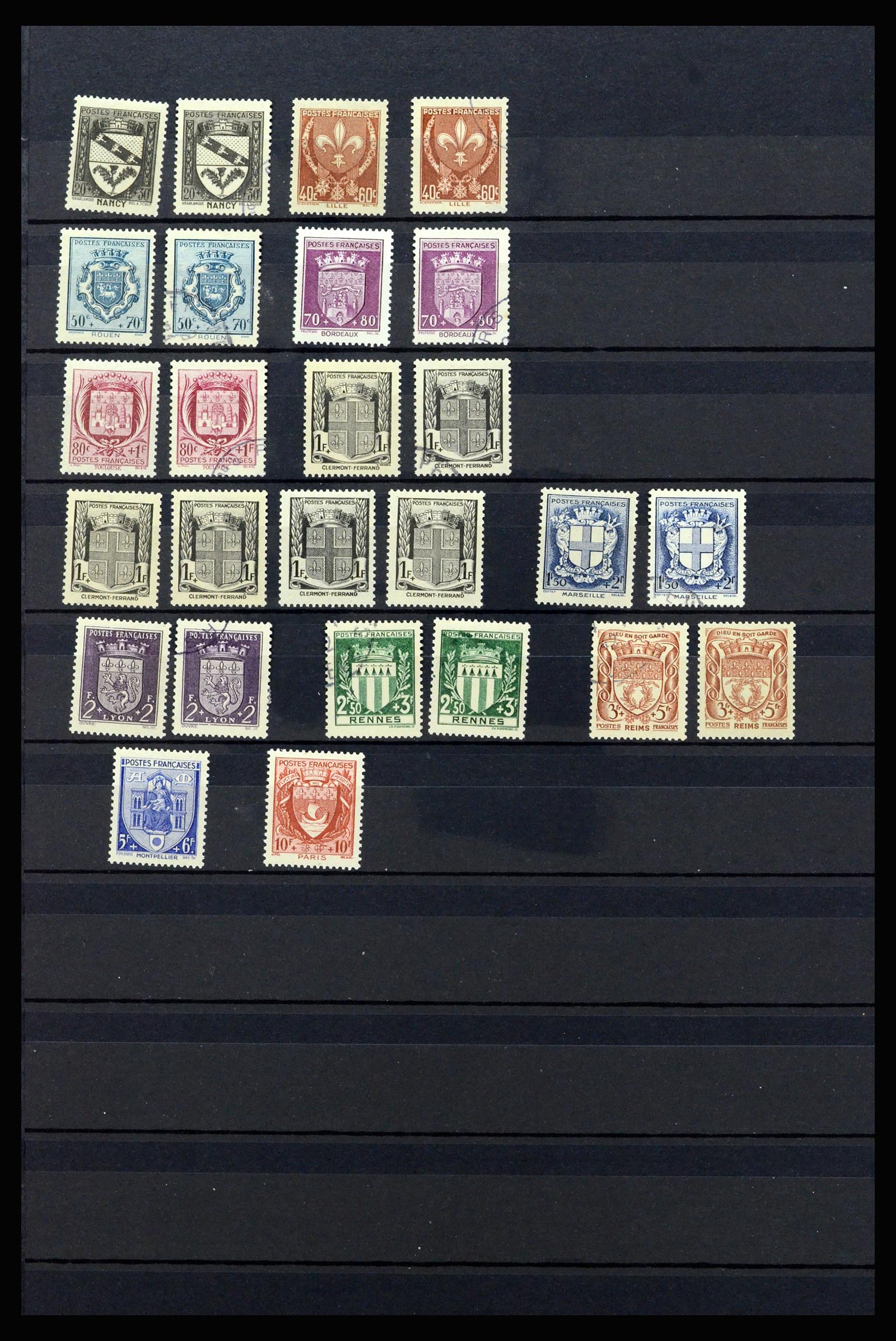 36619 010 - Postzegelverzameling 36619 Frankrijk 1945-1995.