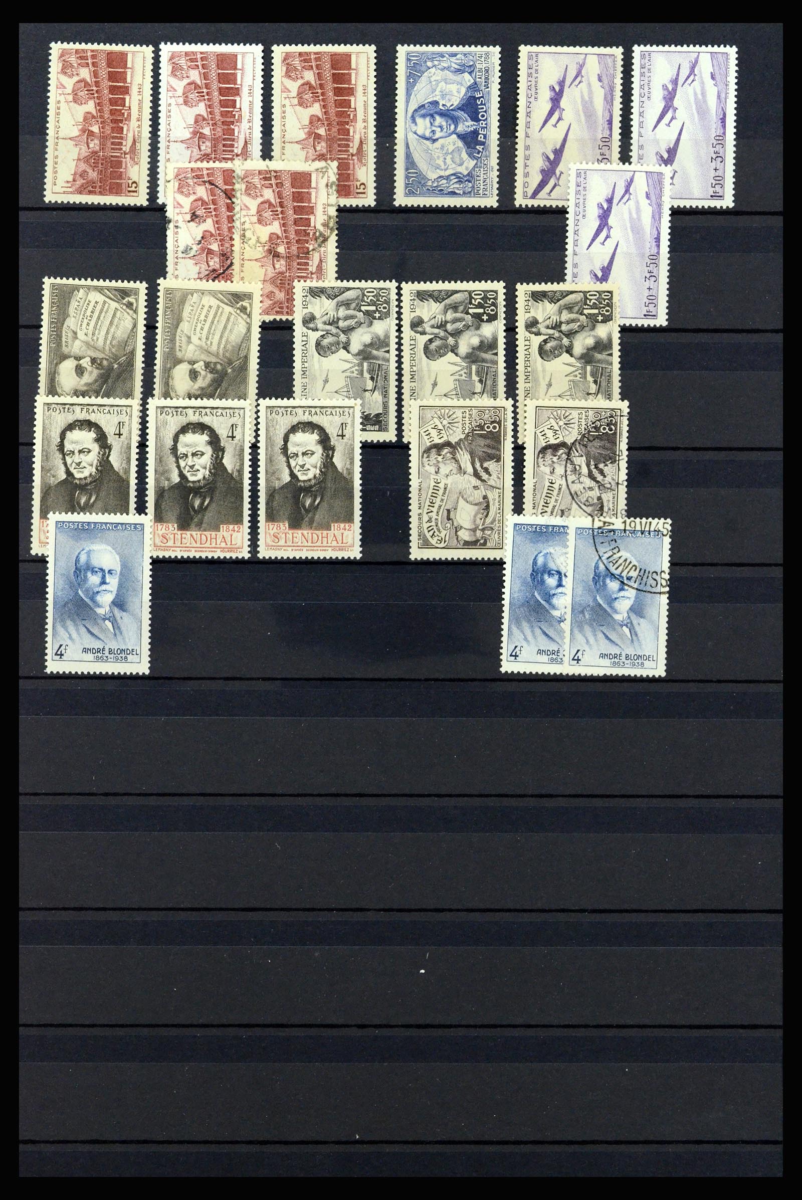 36619 011 - Postzegelverzameling 36619 Frankrijk 1945-1995.