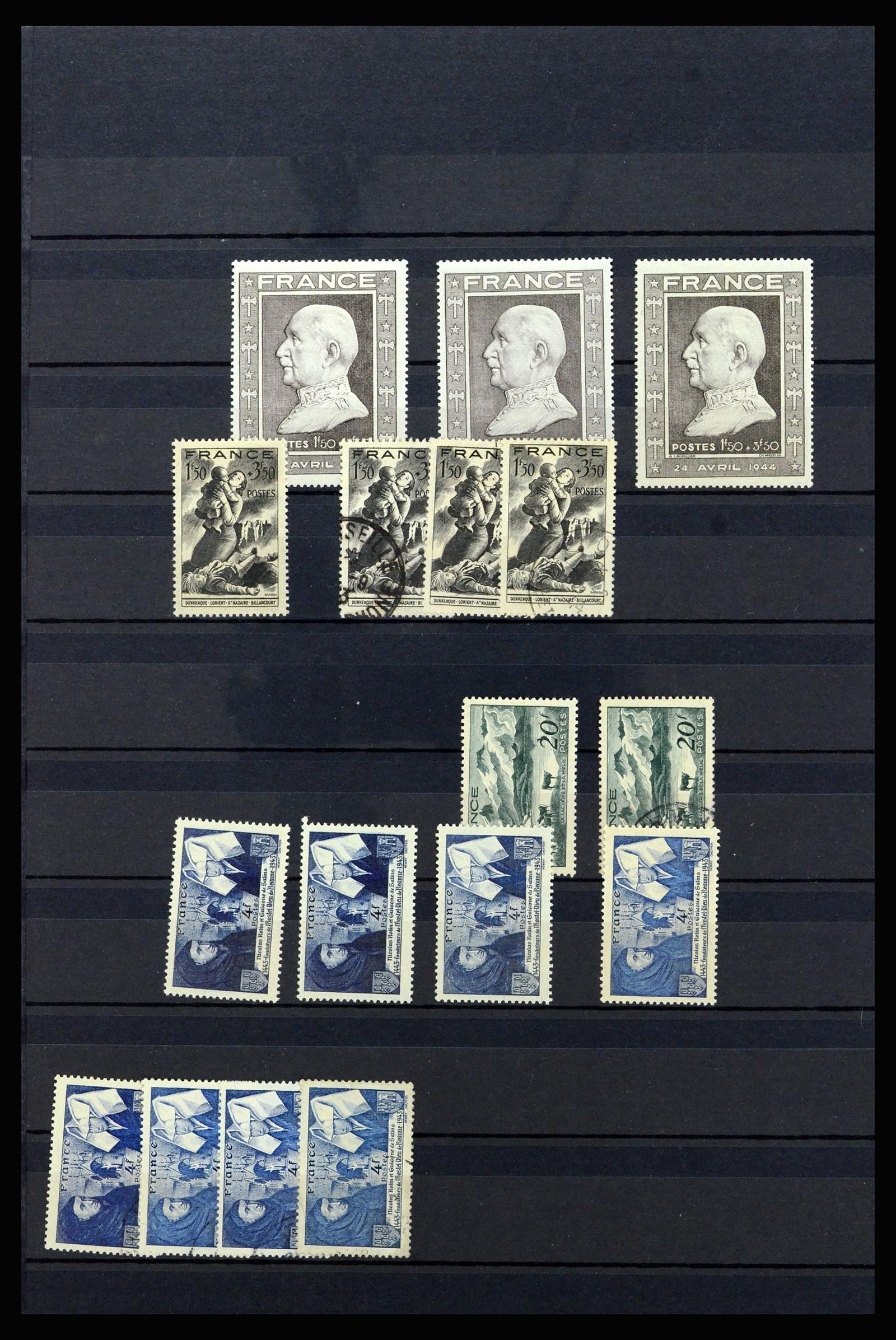 36619 017 - Postzegelverzameling 36619 Frankrijk 1945-1995.