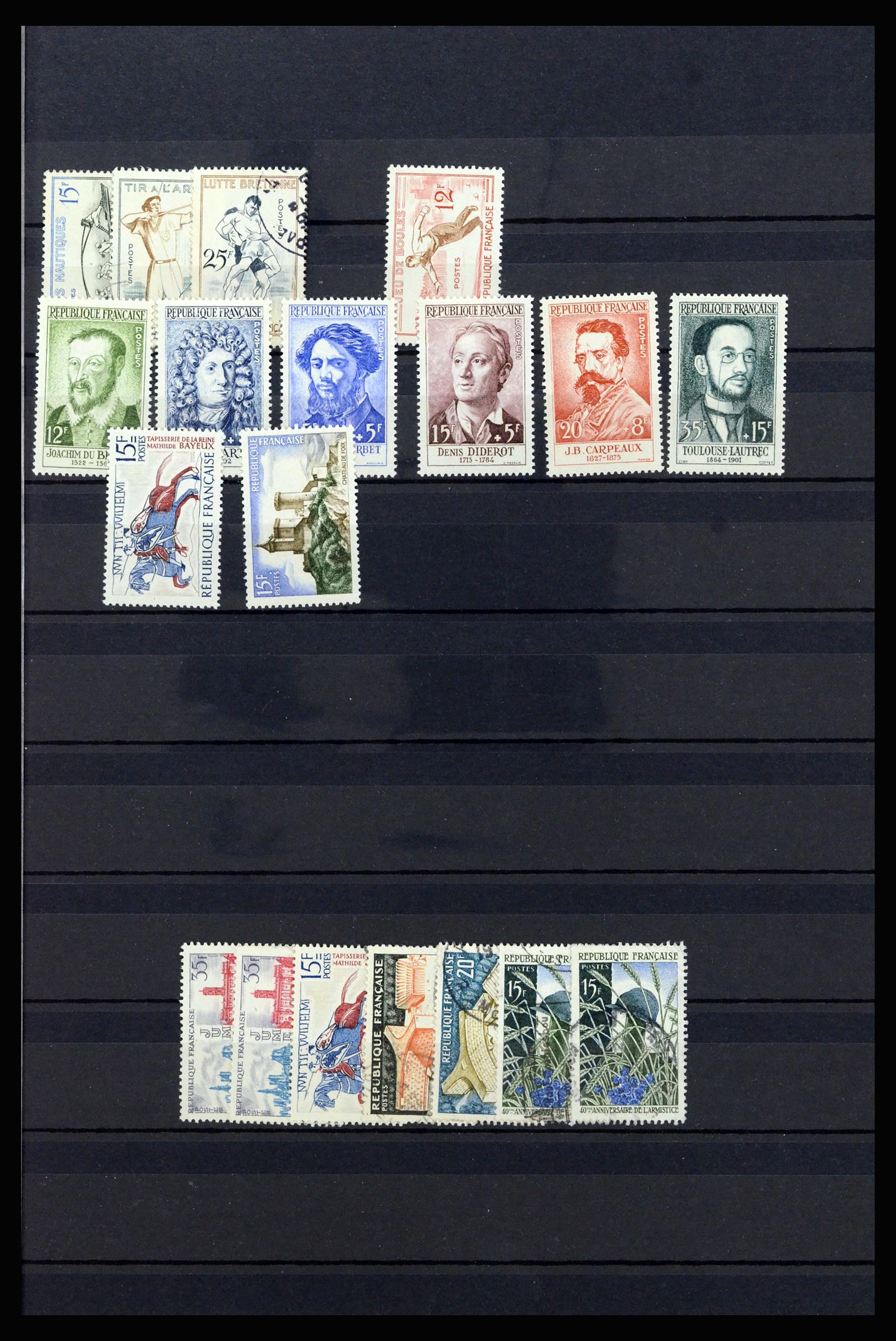 36619 020 - Postzegelverzameling 36619 Frankrijk 1945-1995.