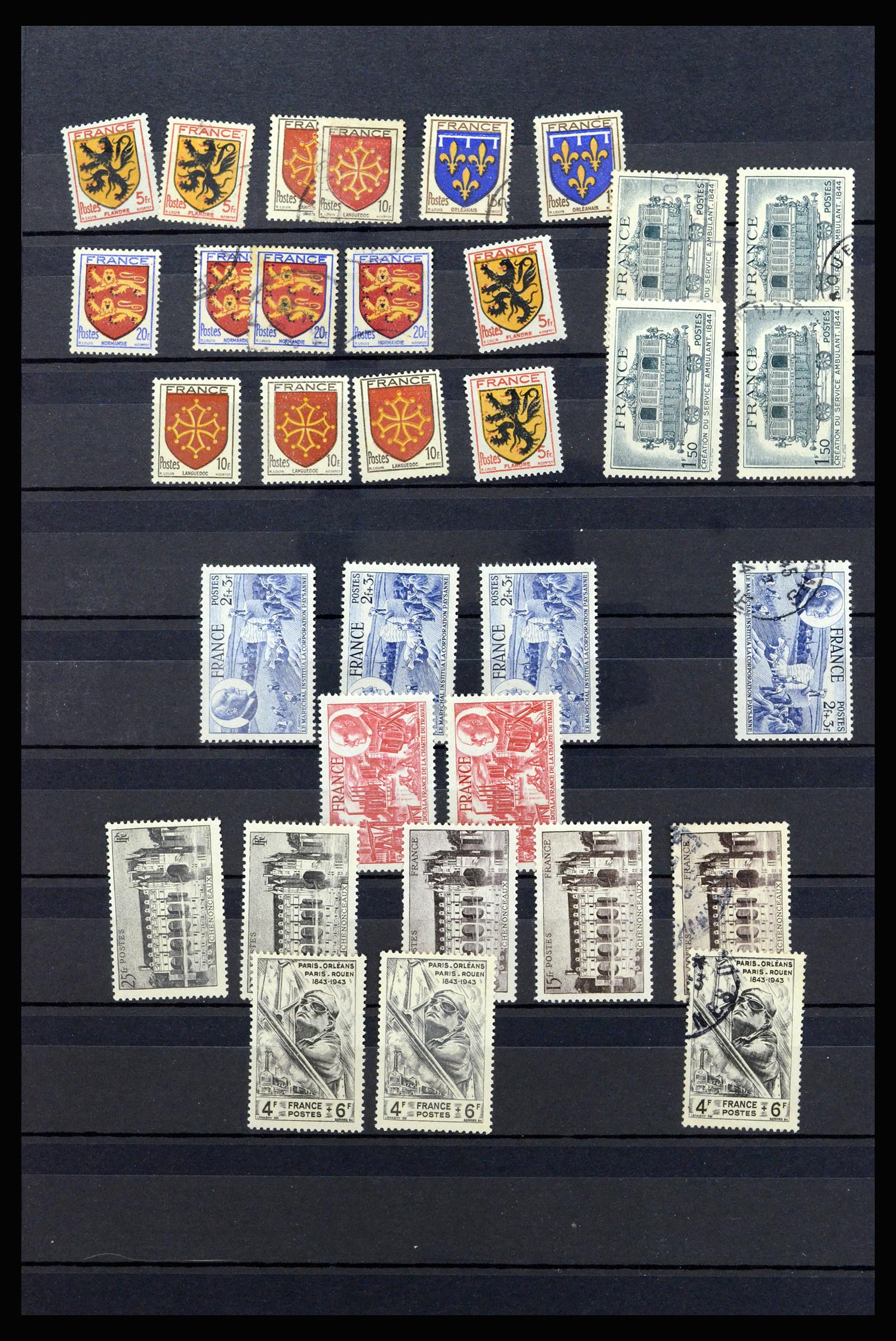 36619 021 - Postzegelverzameling 36619 Frankrijk 1945-1995.