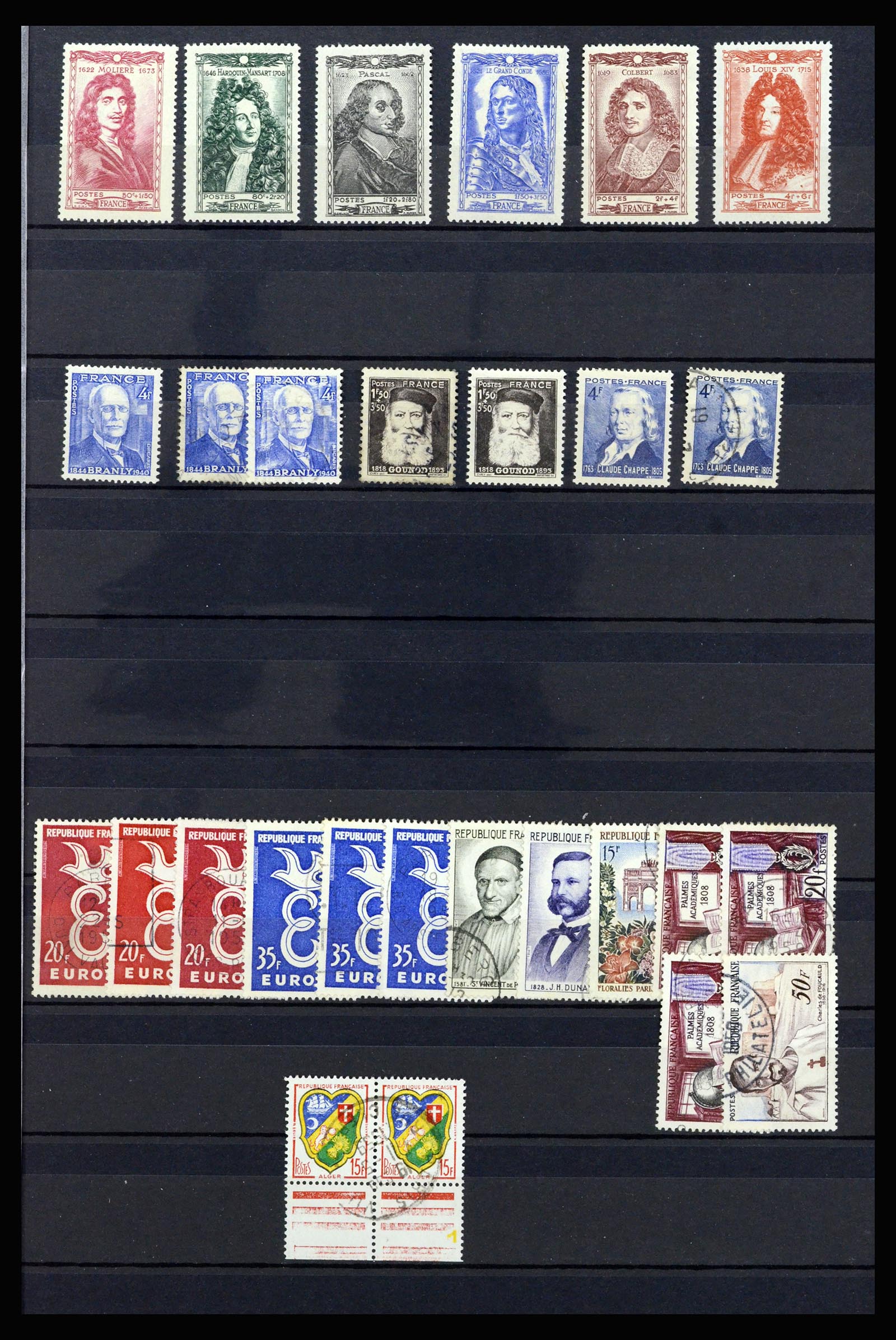 36619 022 - Postzegelverzameling 36619 Frankrijk 1945-1995.