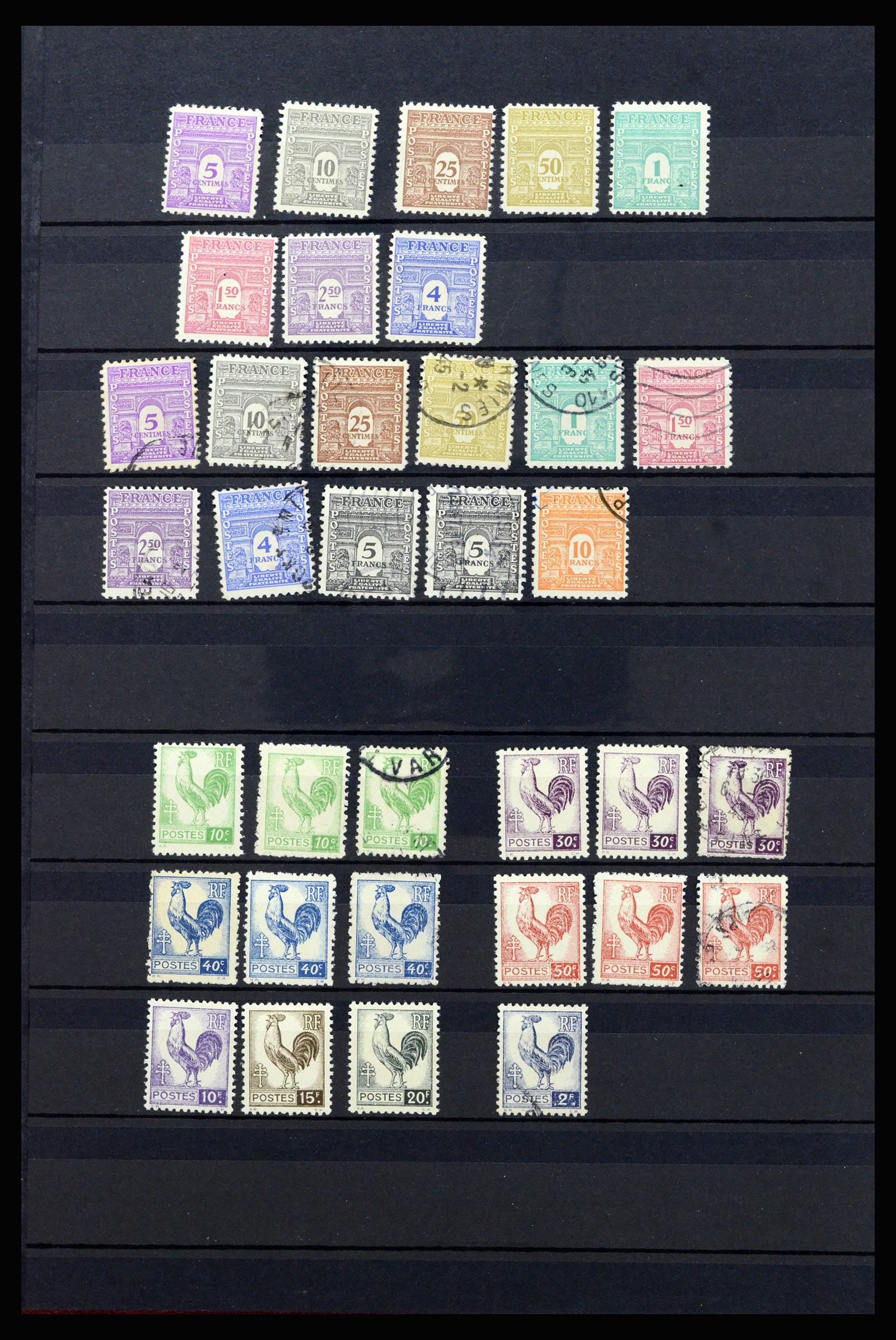 36619 023 - Postzegelverzameling 36619 Frankrijk 1945-1995.