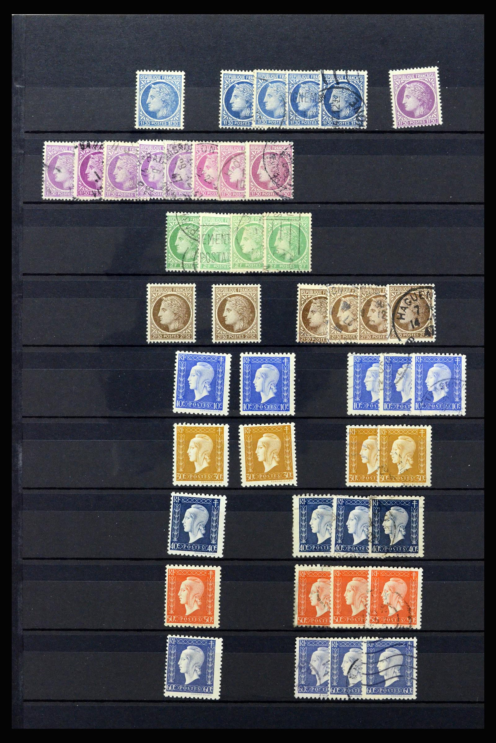 36619 029 - Postzegelverzameling 36619 Frankrijk 1945-1995.