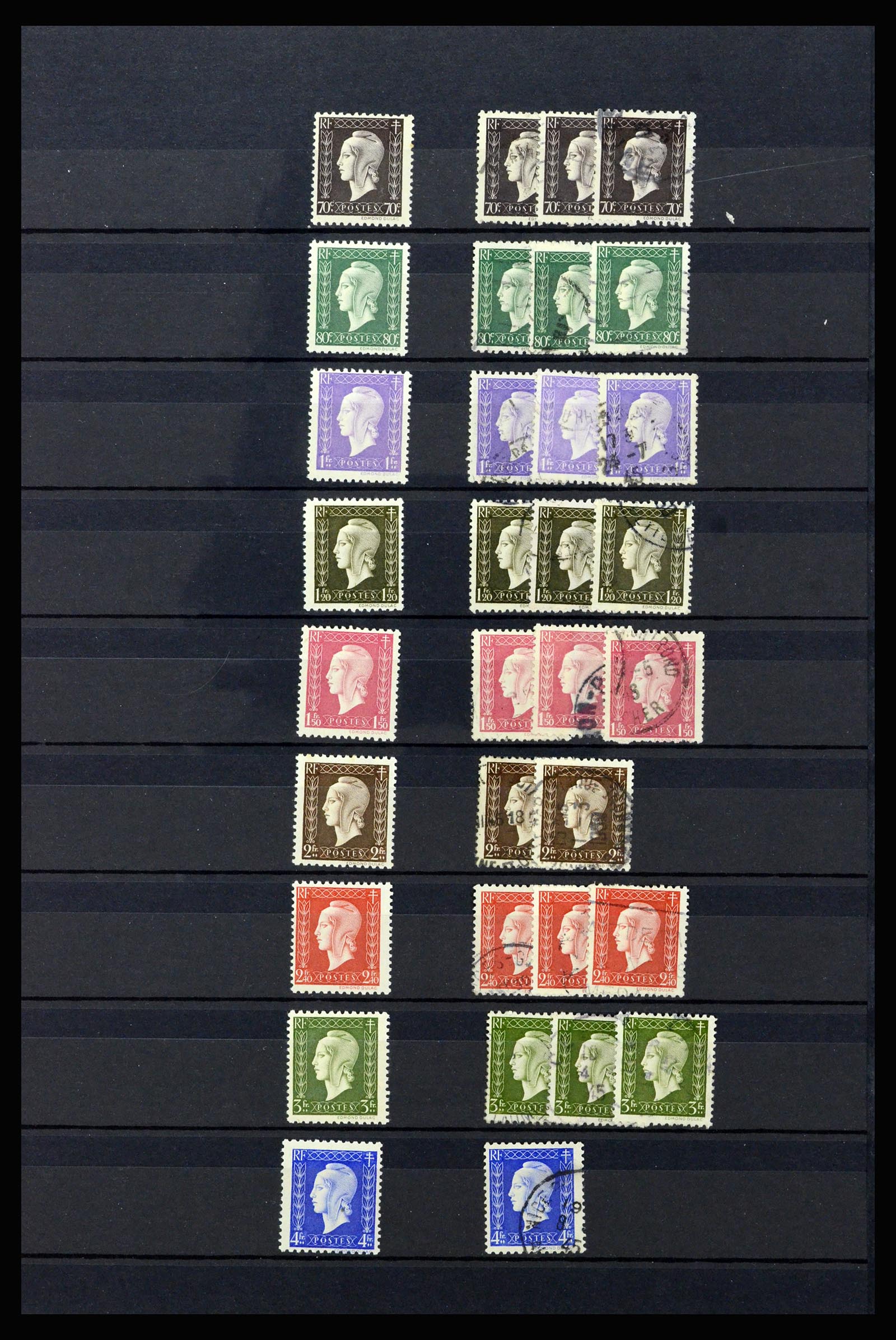 36619 030 - Postzegelverzameling 36619 Frankrijk 1945-1995.