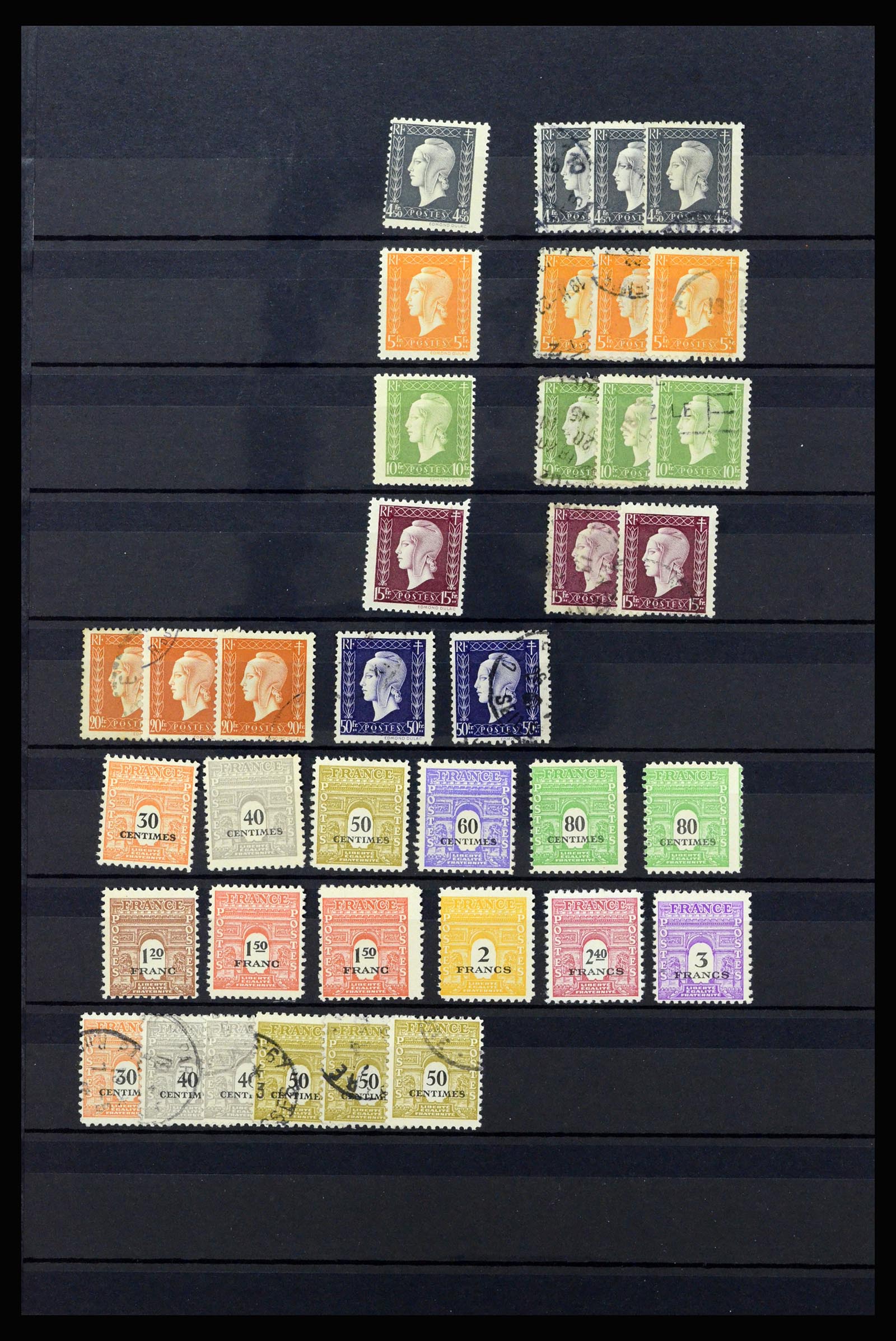 36619 031 - Postzegelverzameling 36619 Frankrijk 1945-1995.