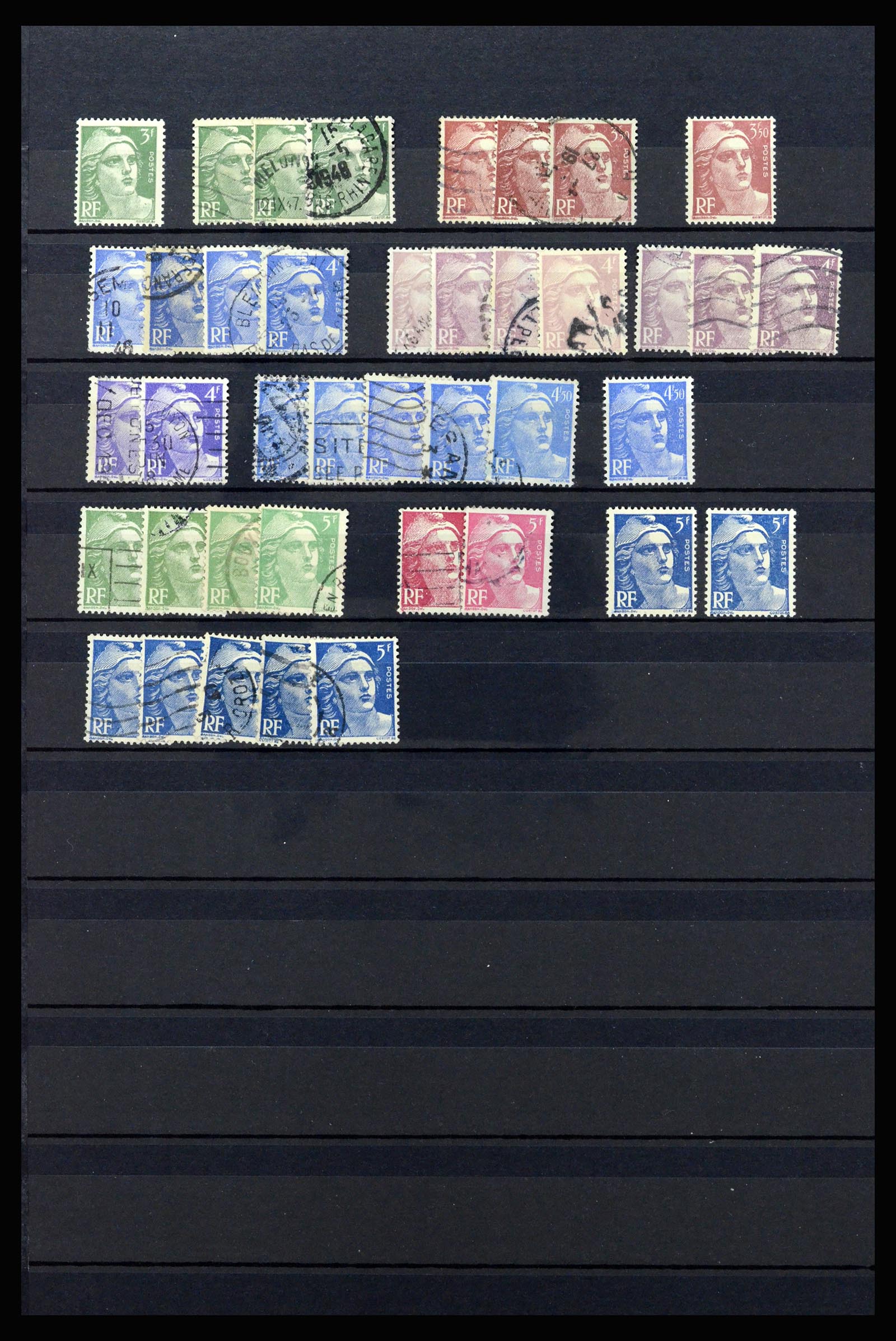 36619 033 - Postzegelverzameling 36619 Frankrijk 1945-1995.