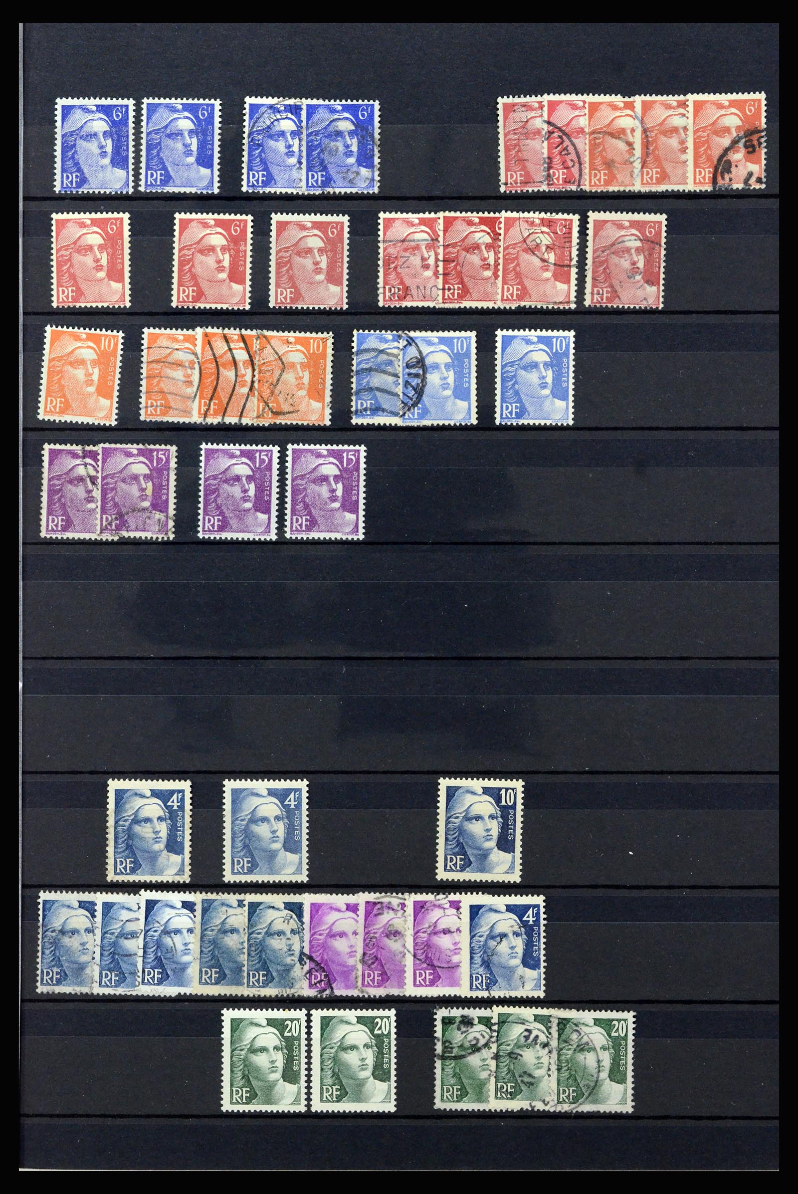 36619 034 - Postzegelverzameling 36619 Frankrijk 1945-1995.