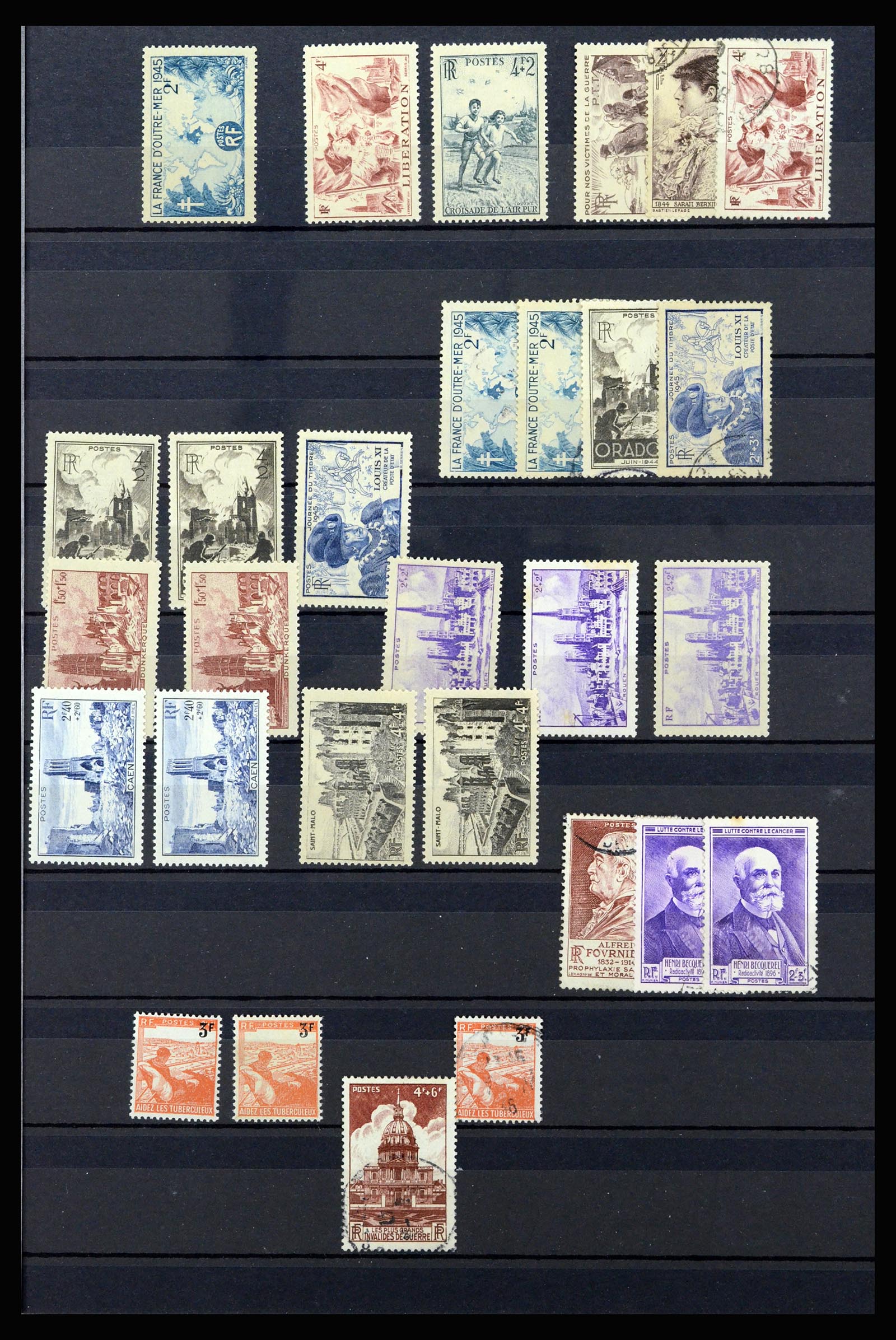 36619 036 - Postzegelverzameling 36619 Frankrijk 1945-1995.