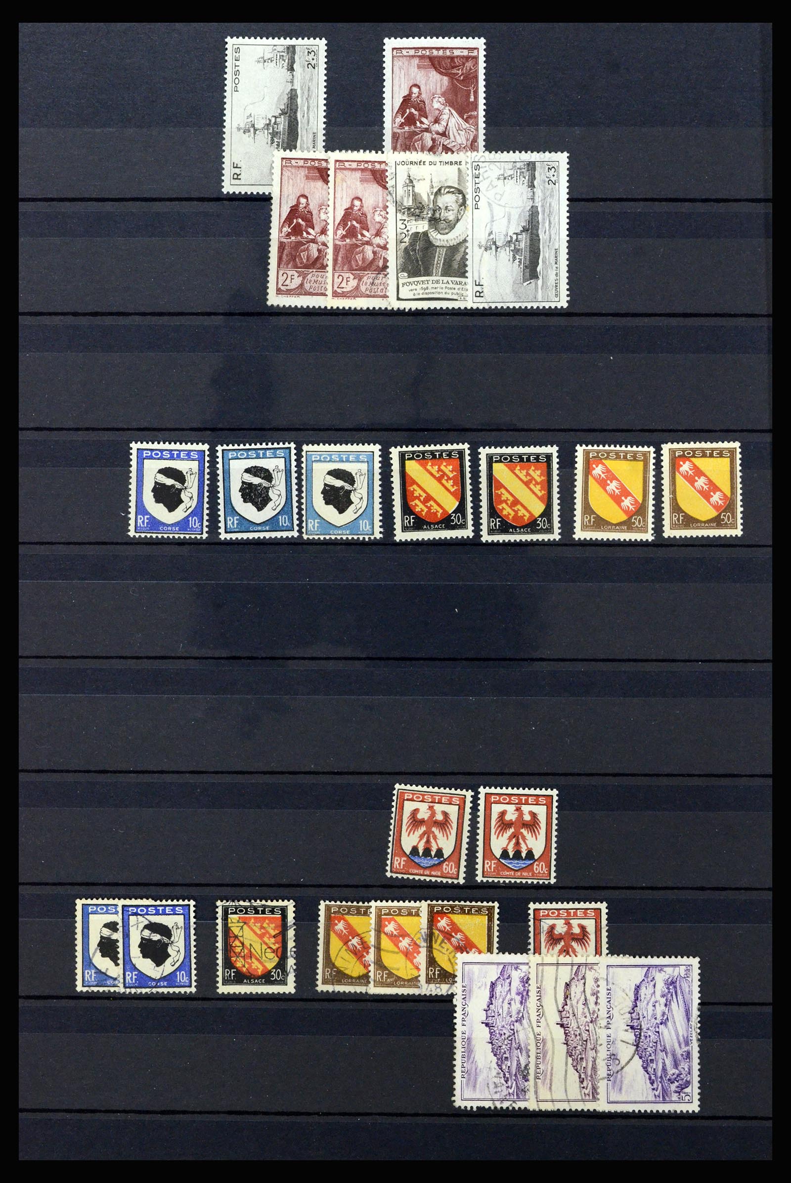 36619 037 - Postzegelverzameling 36619 Frankrijk 1945-1995.