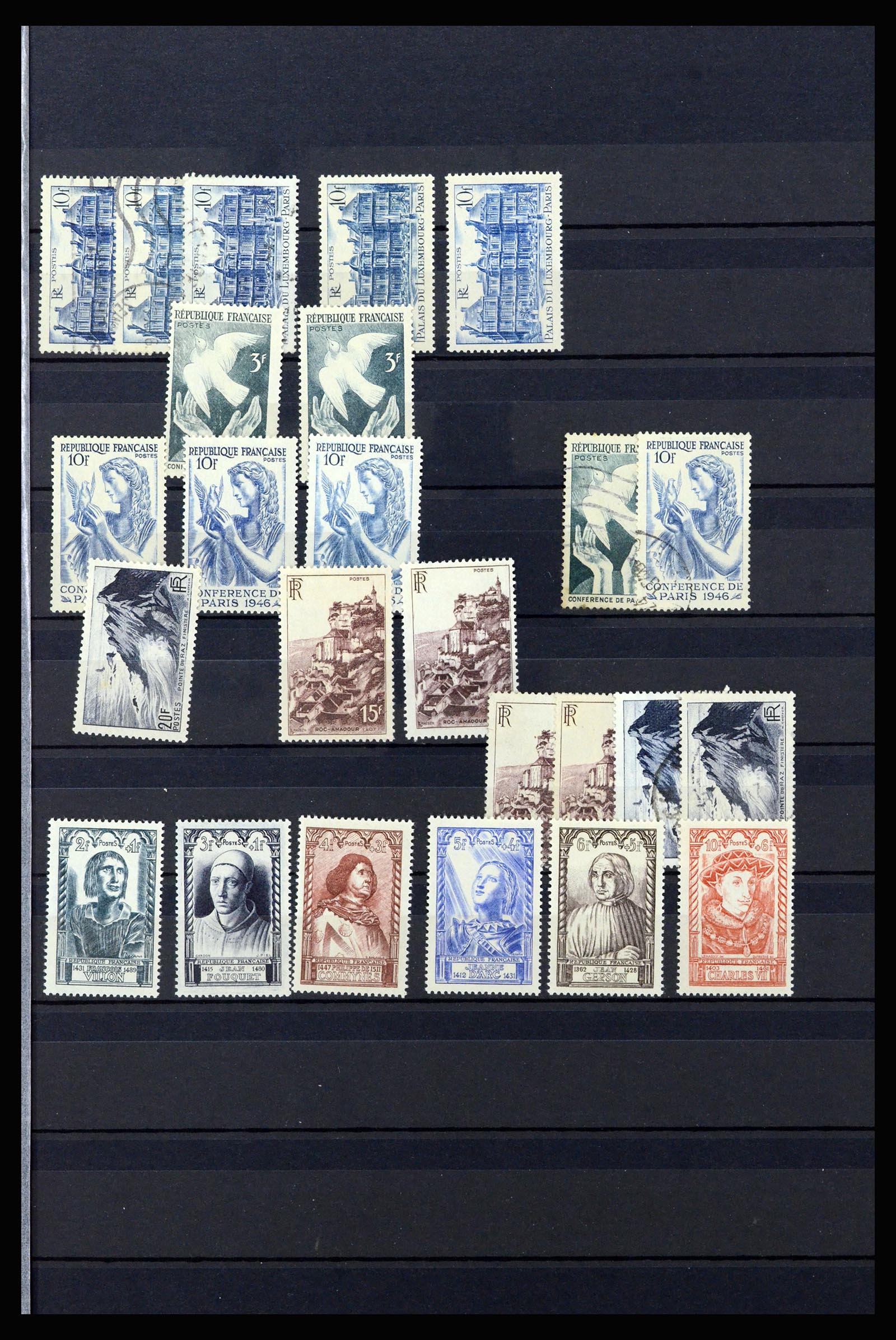 36619 038 - Postzegelverzameling 36619 Frankrijk 1945-1995.