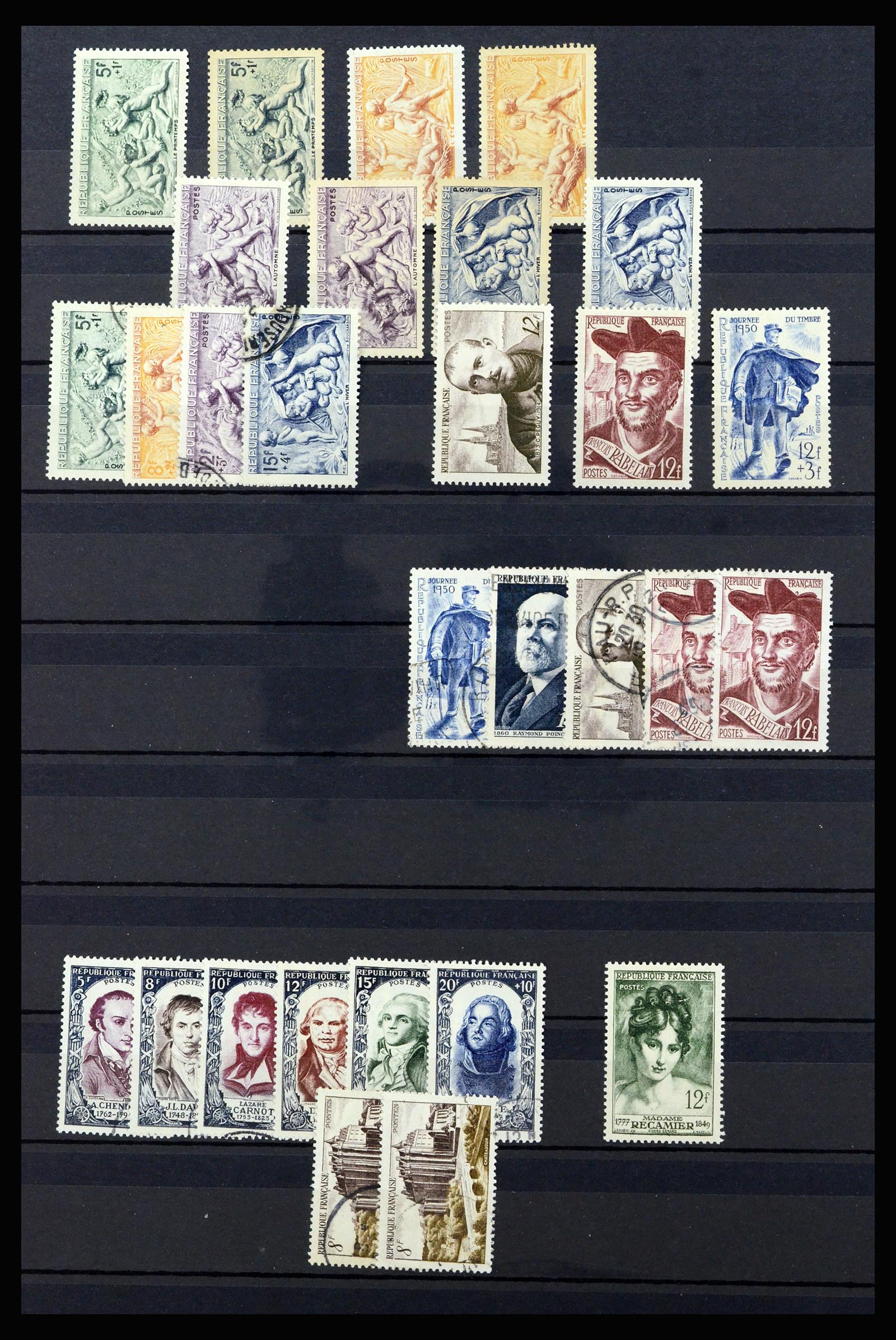36619 047 - Stamp collection 36619 France 1945-1995.
