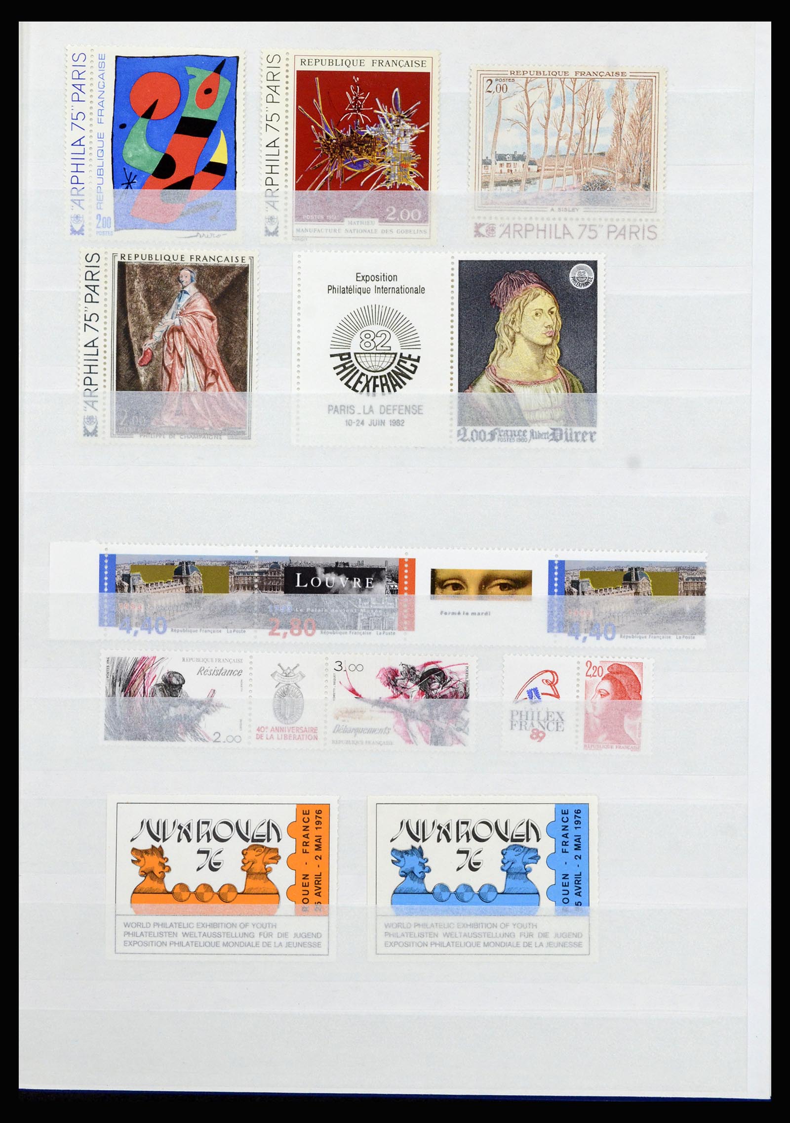 36619 161 - Stamp collection 36619 France 1945-1995.