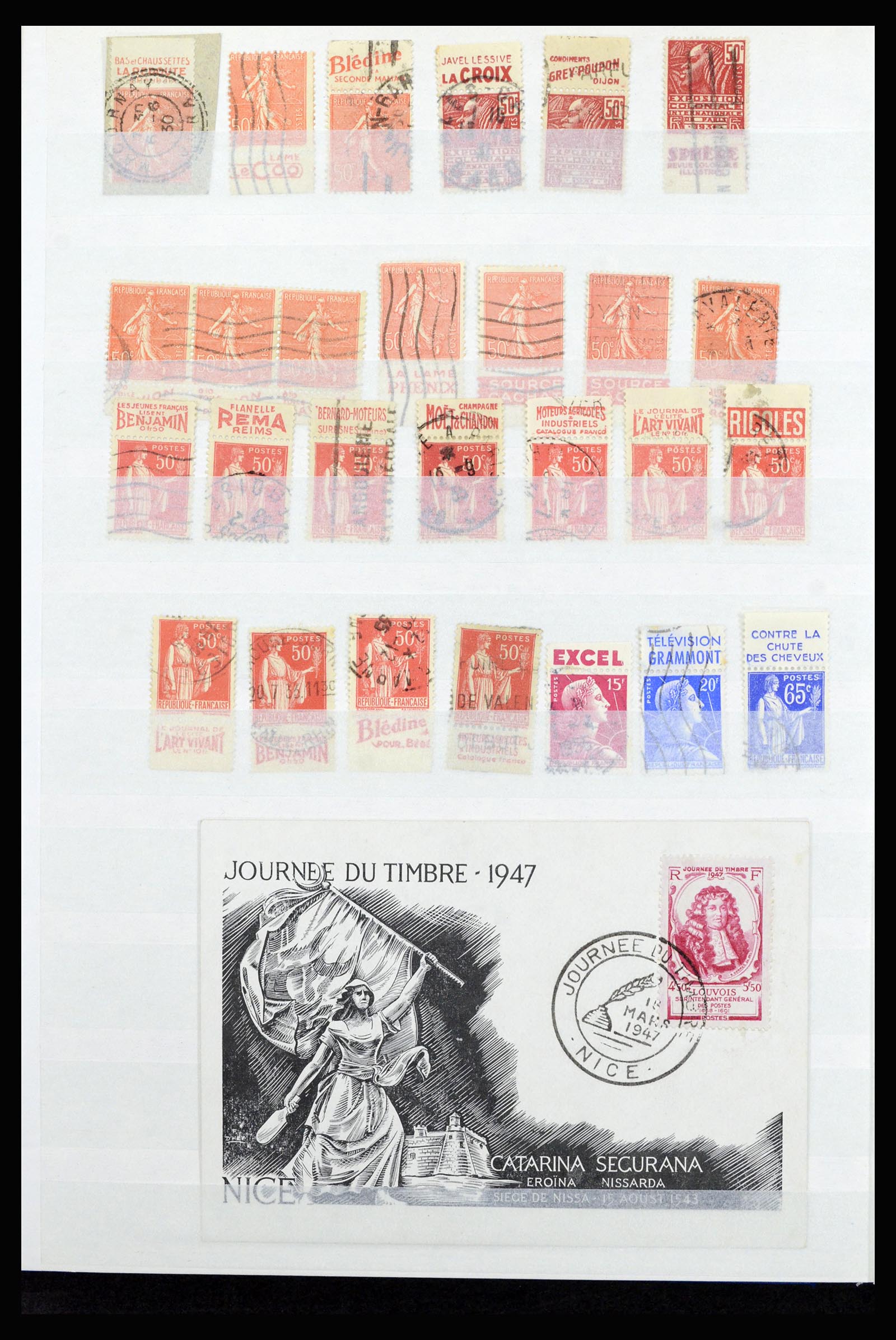 36619 162 - Postzegelverzameling 36619 Frankrijk 1945-1995.