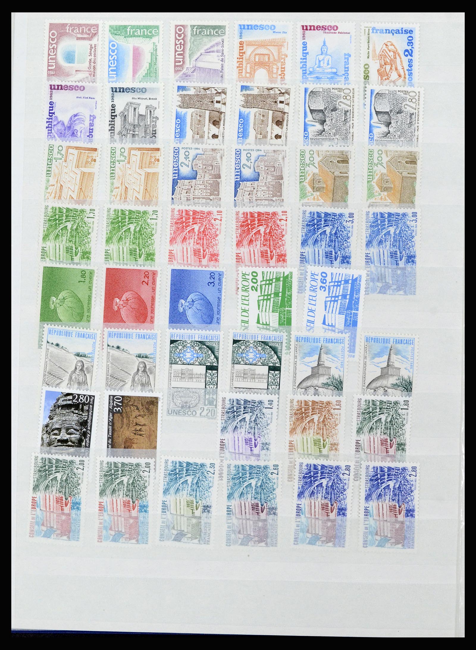 36619 168 - Stamp collection 36619 France 1945-1995.
