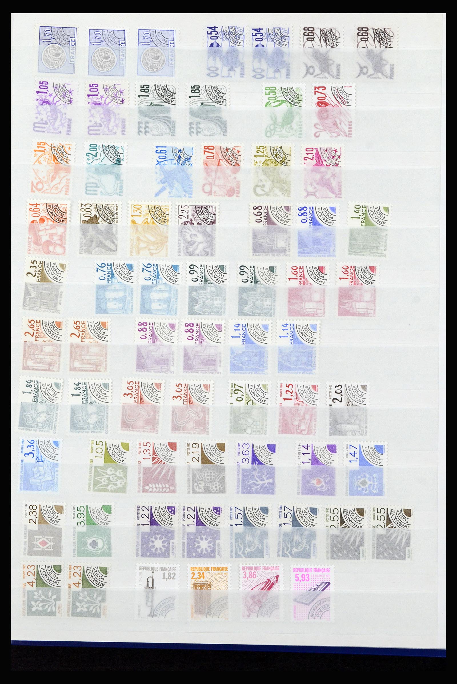36619 171 - Postzegelverzameling 36619 Frankrijk 1945-1995.