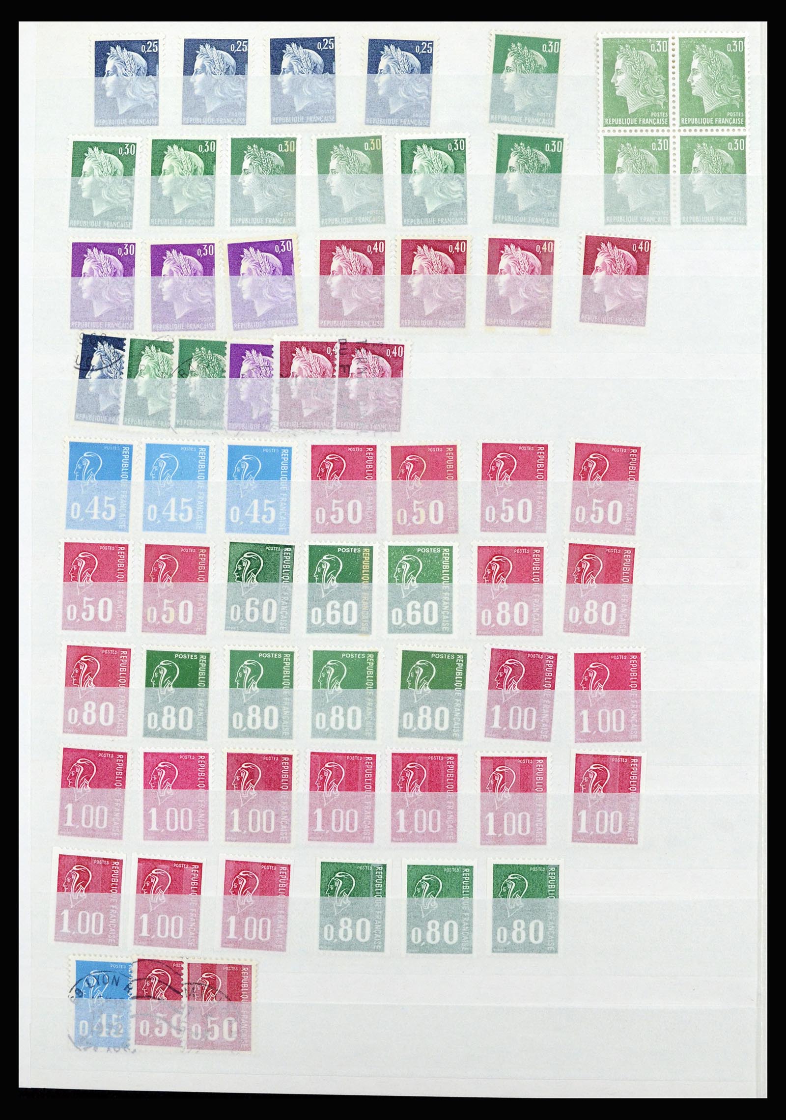 36619 172 - Stamp collection 36619 France 1945-1995.