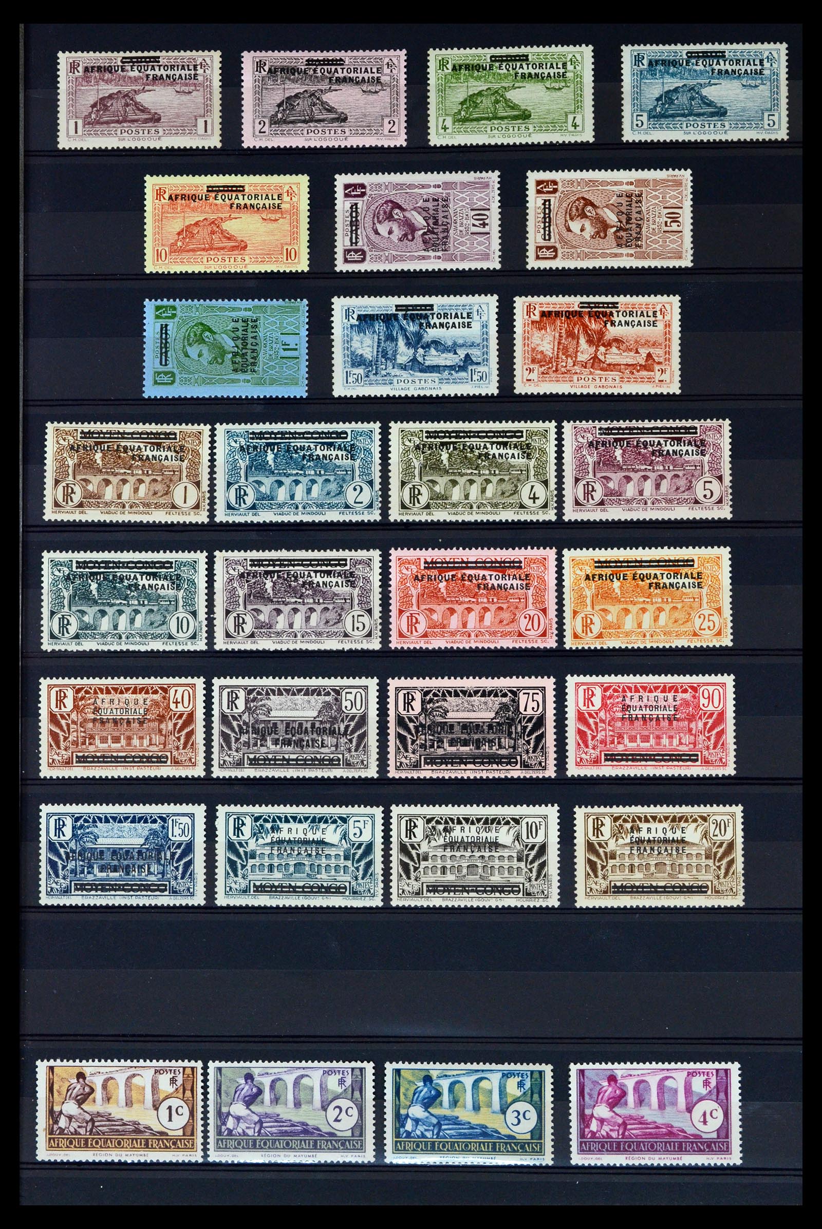 36620 001 - Stamp collection 36620 French colonies 1860-1950.