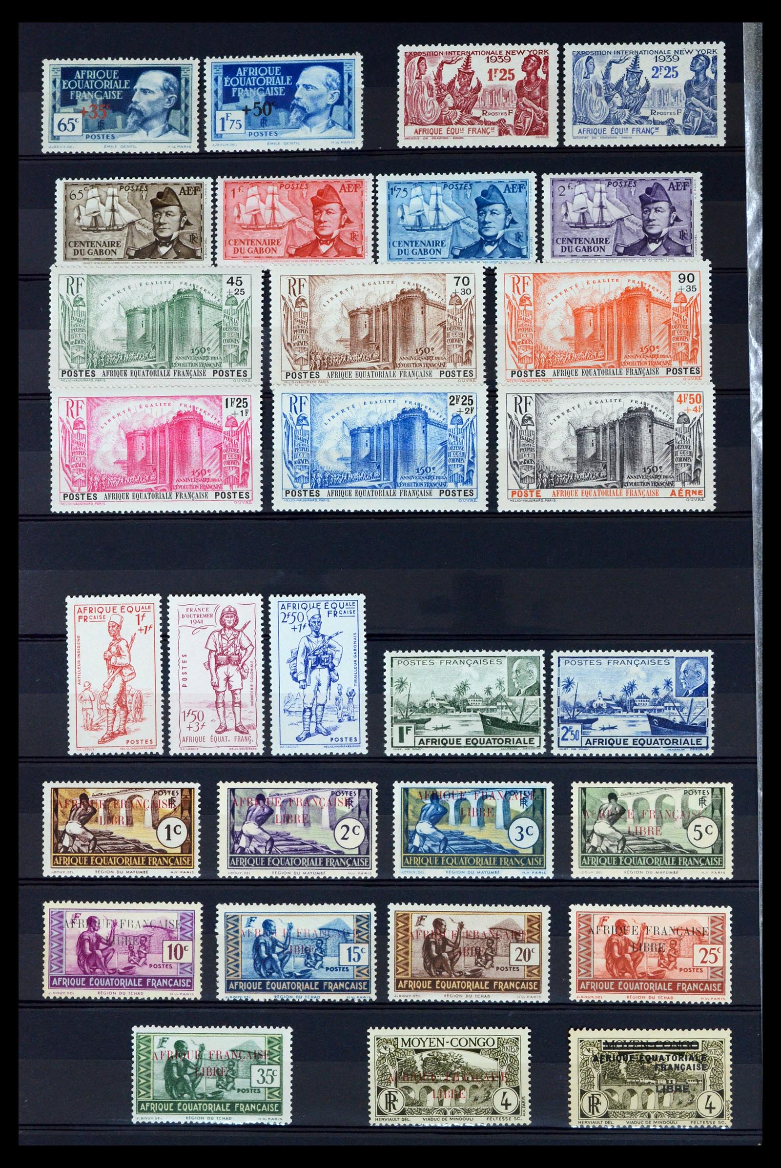 36620 004 - Stamp collection 36620 French colonies 1860-1950.